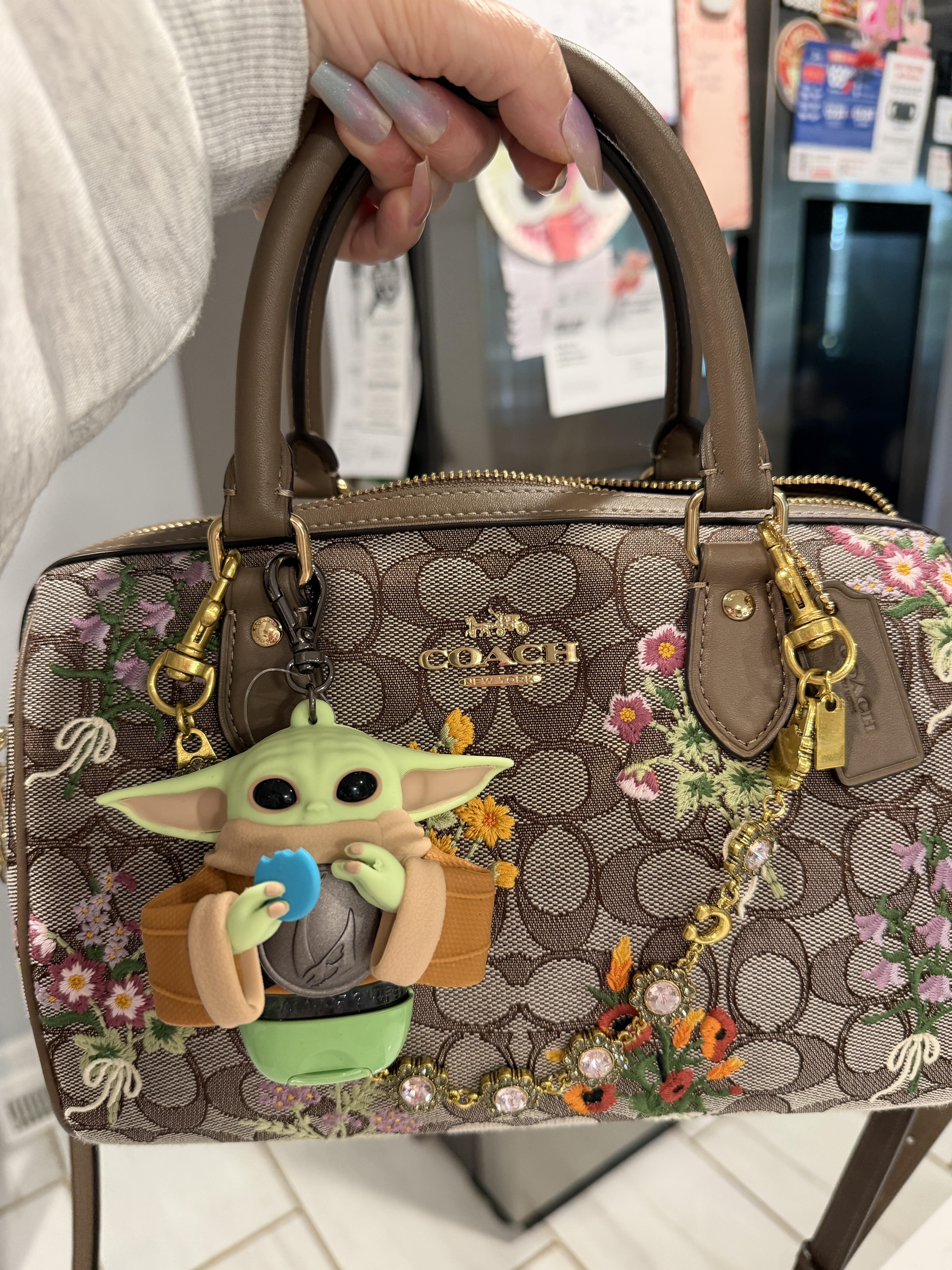 Rowan Satchel Bag In Rainbow Signature Canvas | Coach New Zealand