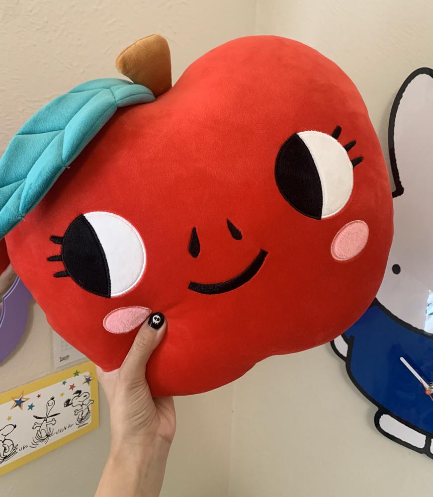 at home Tiny Dreamers Plush Apple Throw Pillow 14"