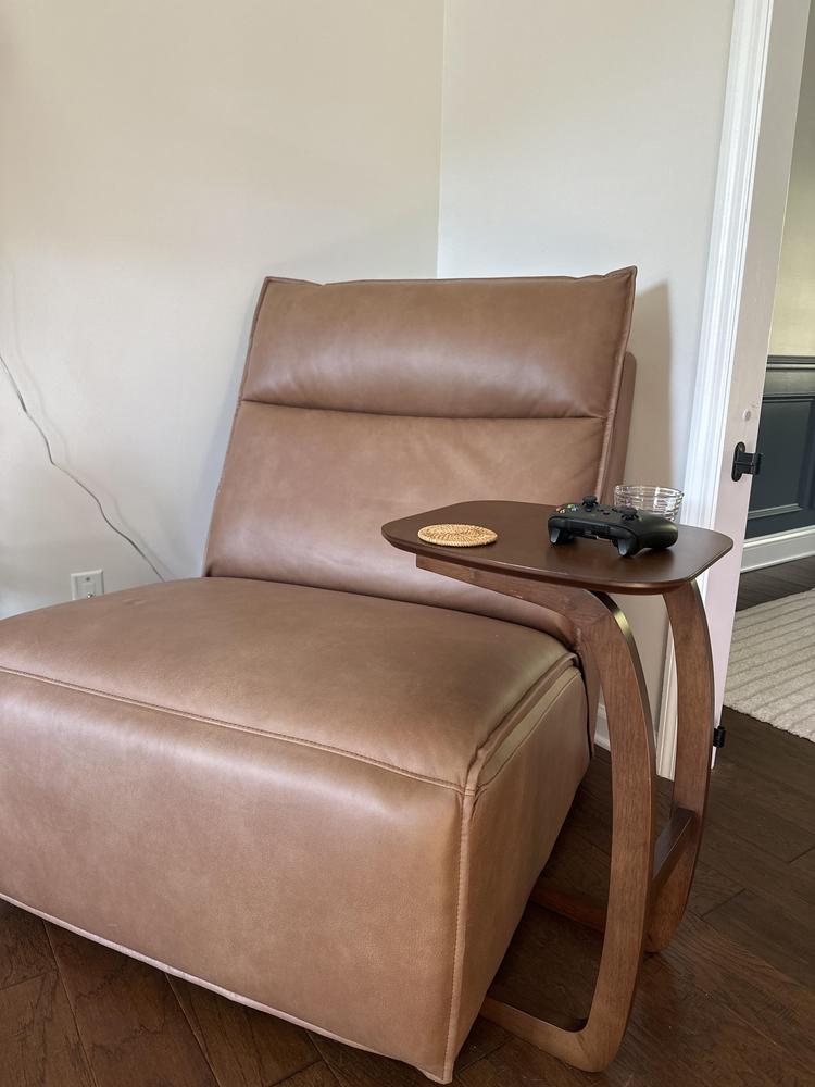 Colt Pull-Up Table Walnut Finish | At Home