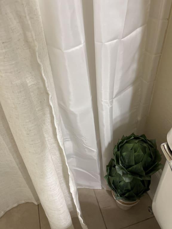 Shower Curtain Weights - Silicone Wrapped Magnets, 3 Pairs, Never Rust, White 2 thumbnail image