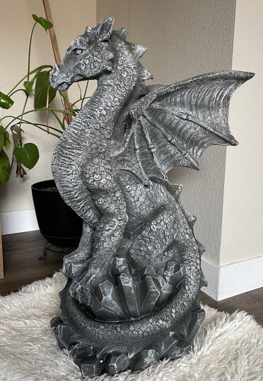 Flying Dragon Statue, 32"