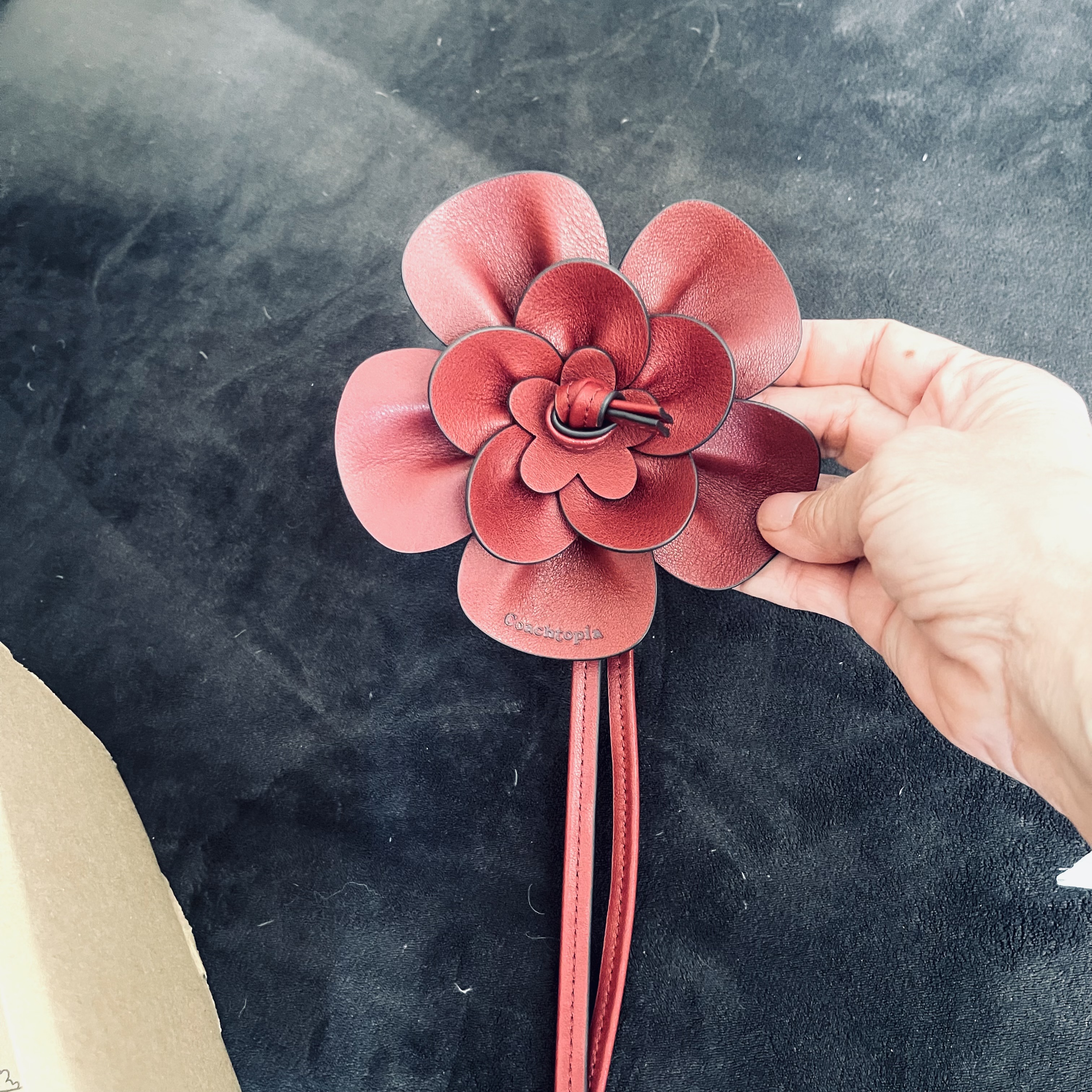 Rose Bag Charm In Upcrafted Leather | Accessories | Coach