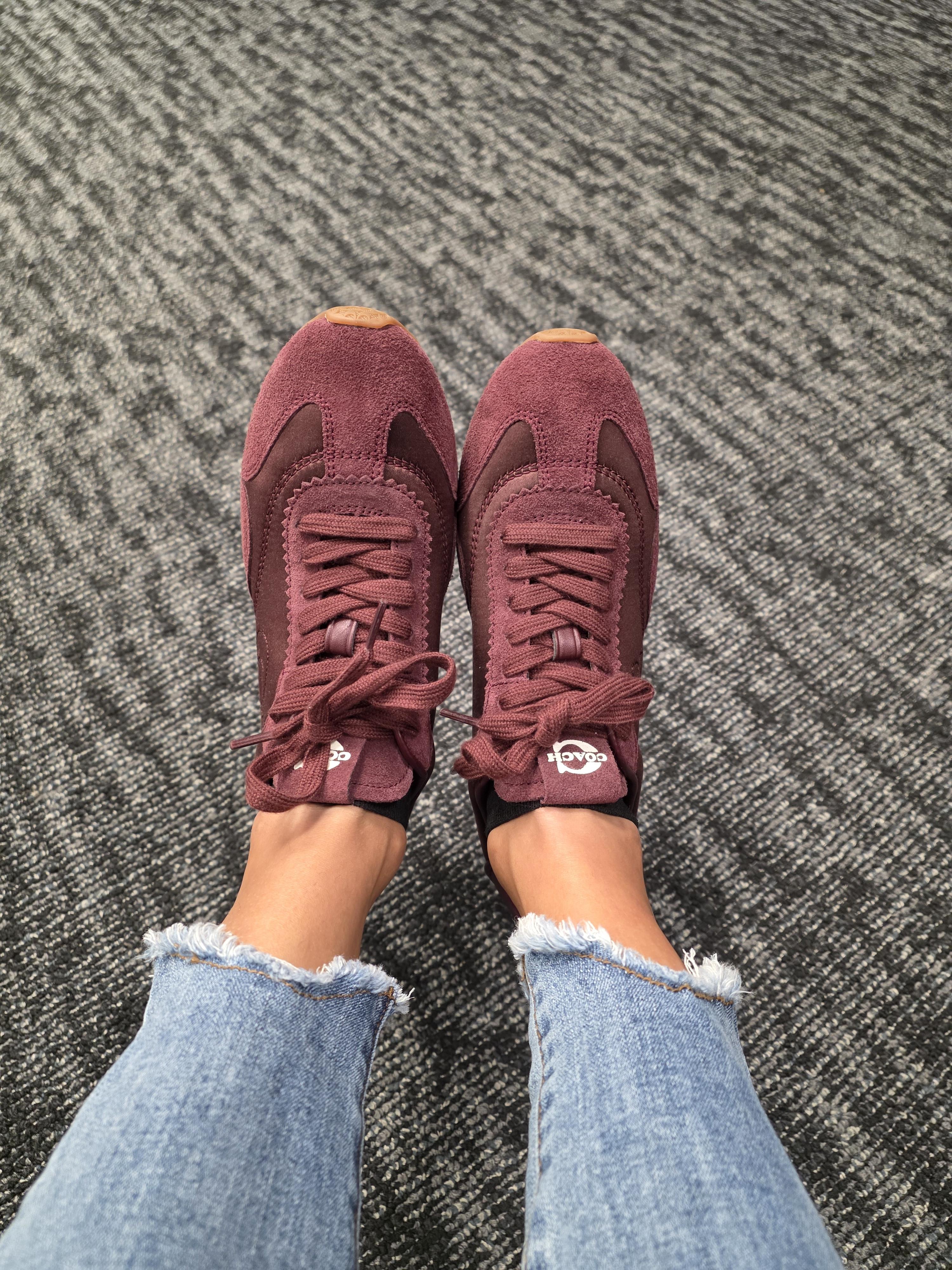 COACH® | Flat Sneaker In Crystal Signature Jacquard