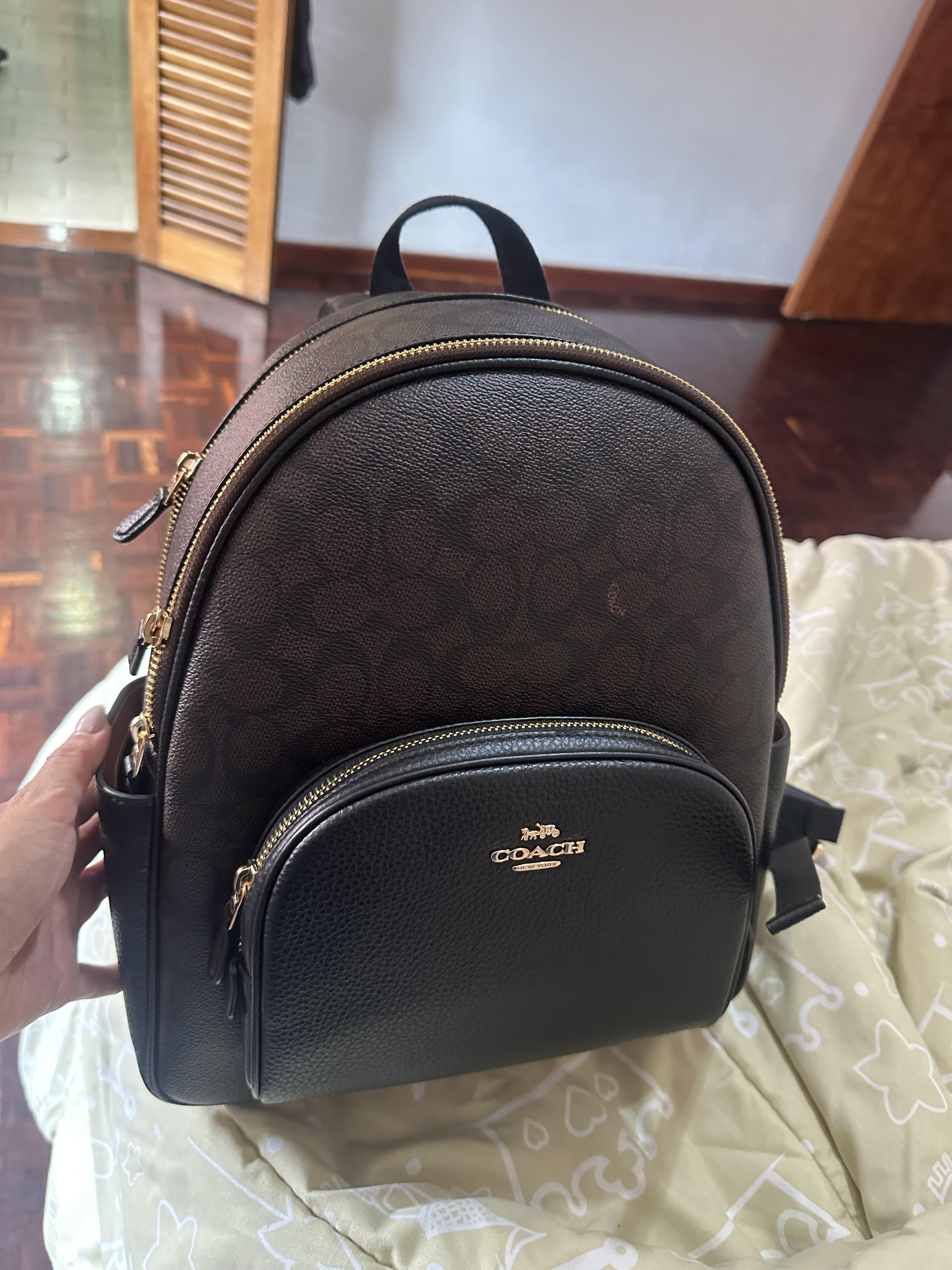Court Backpack In Signature Canvas With Disco Star Print | COACH