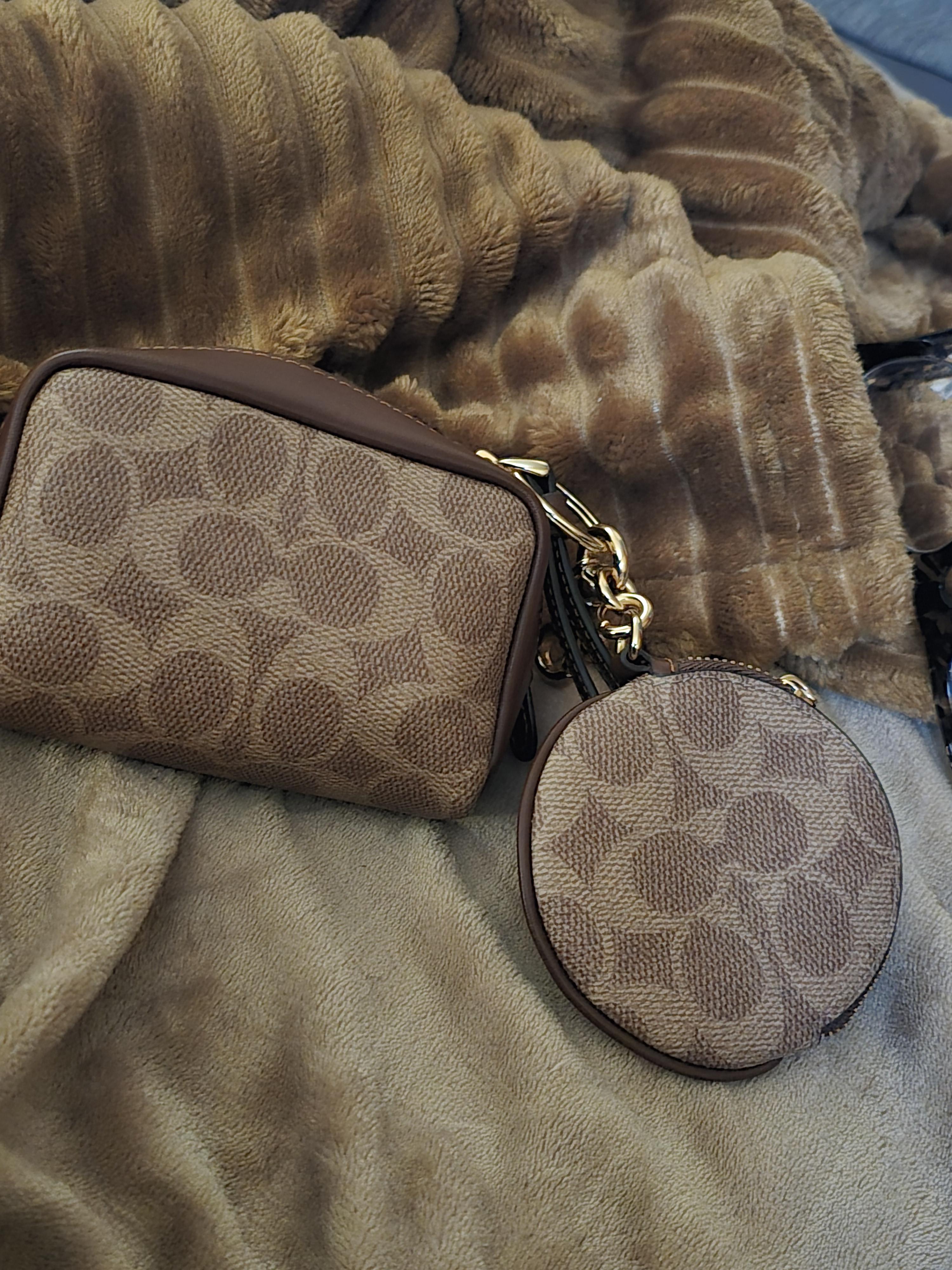 Pouch Wristlet In Signature Canvas | Wallets | Coach | COACH®