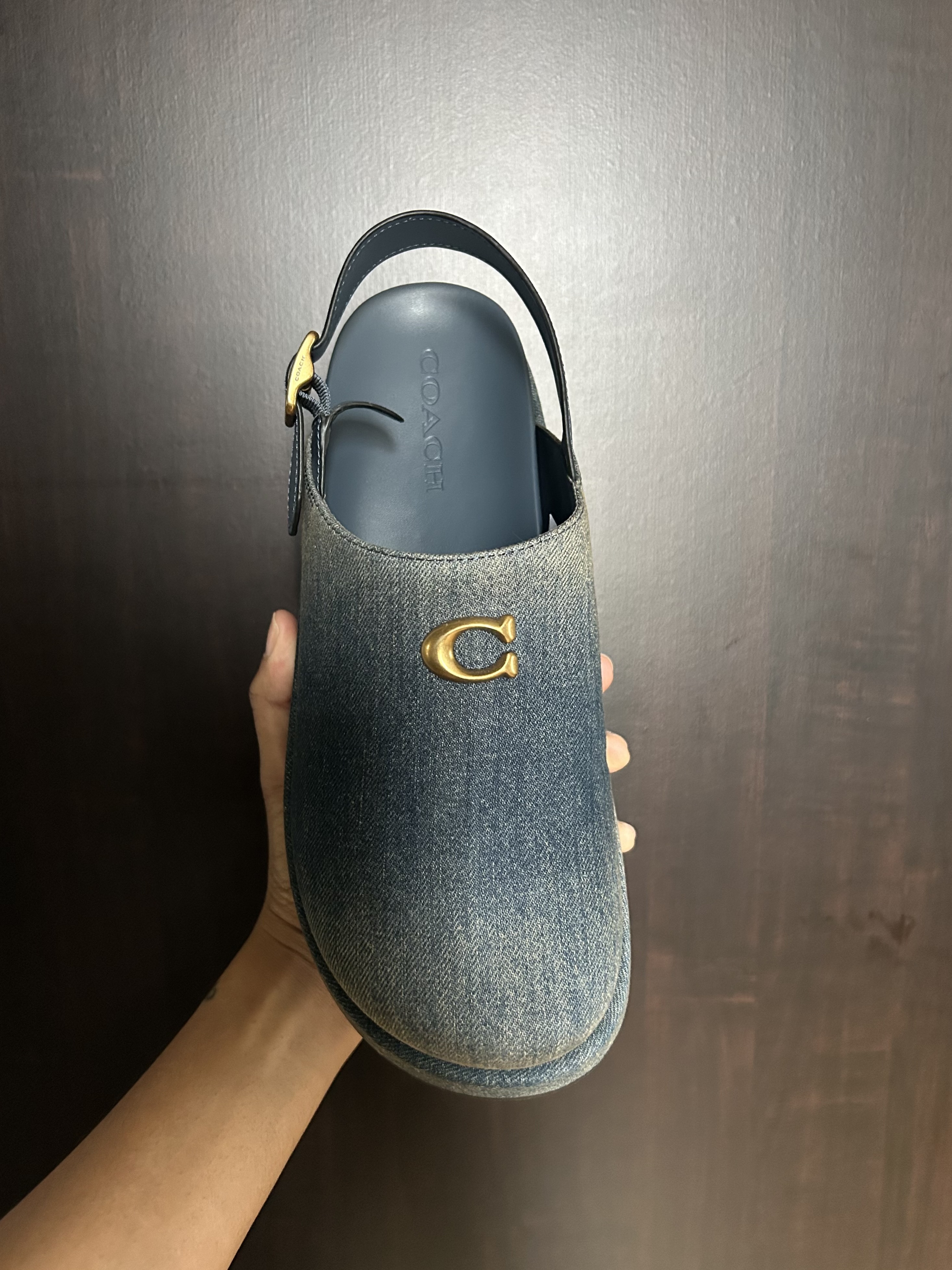 Sculpted C Platform Clog In Loved Denim | Other Shoes | Coach | COACH®