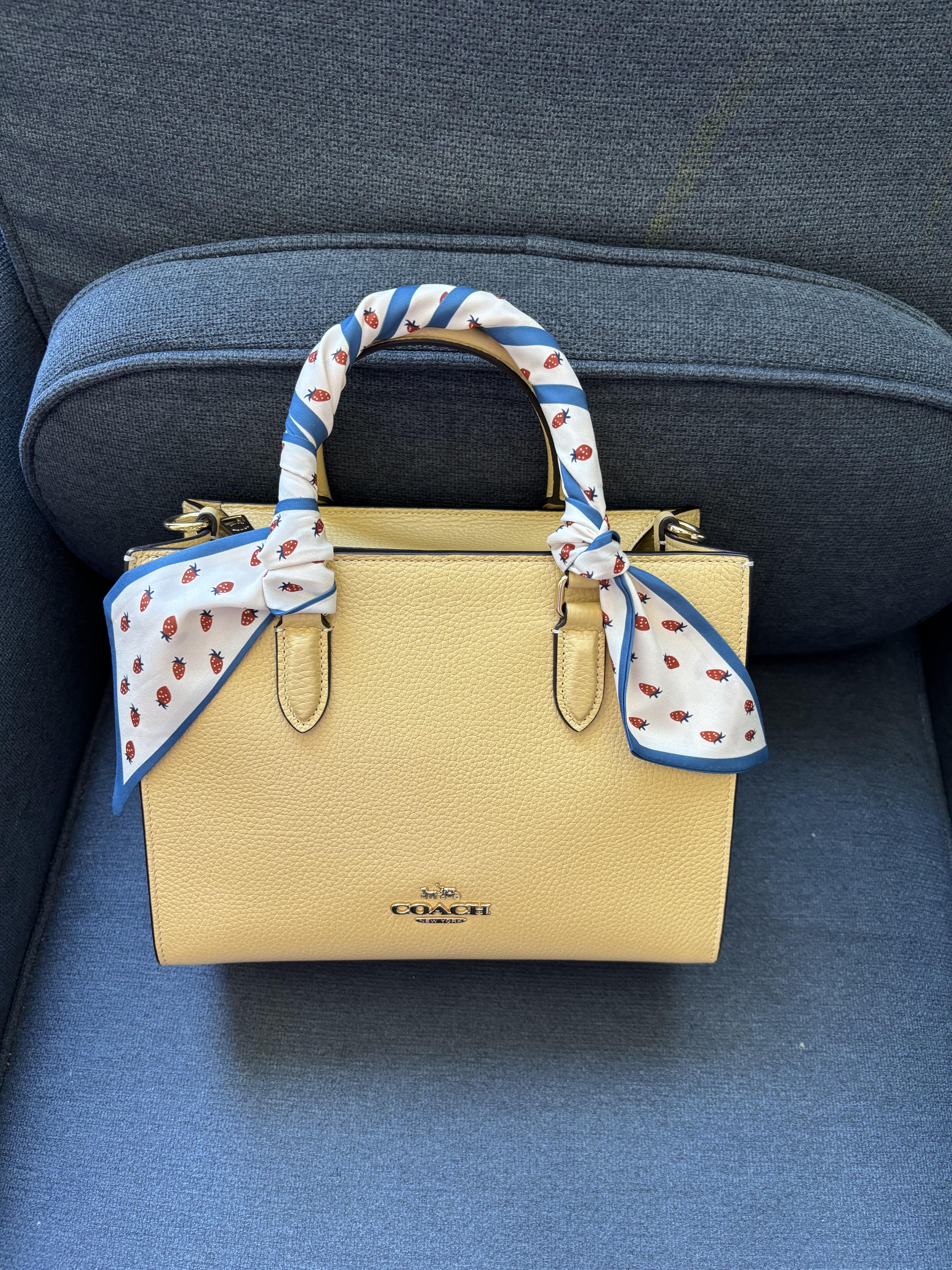 COACH シグネチャー 2WAYミニトートバッグ CDZ08 ウォーターブルー COACH シグネチャー 2WAYミニトートバッグ CDZ08 ウォーターブルー