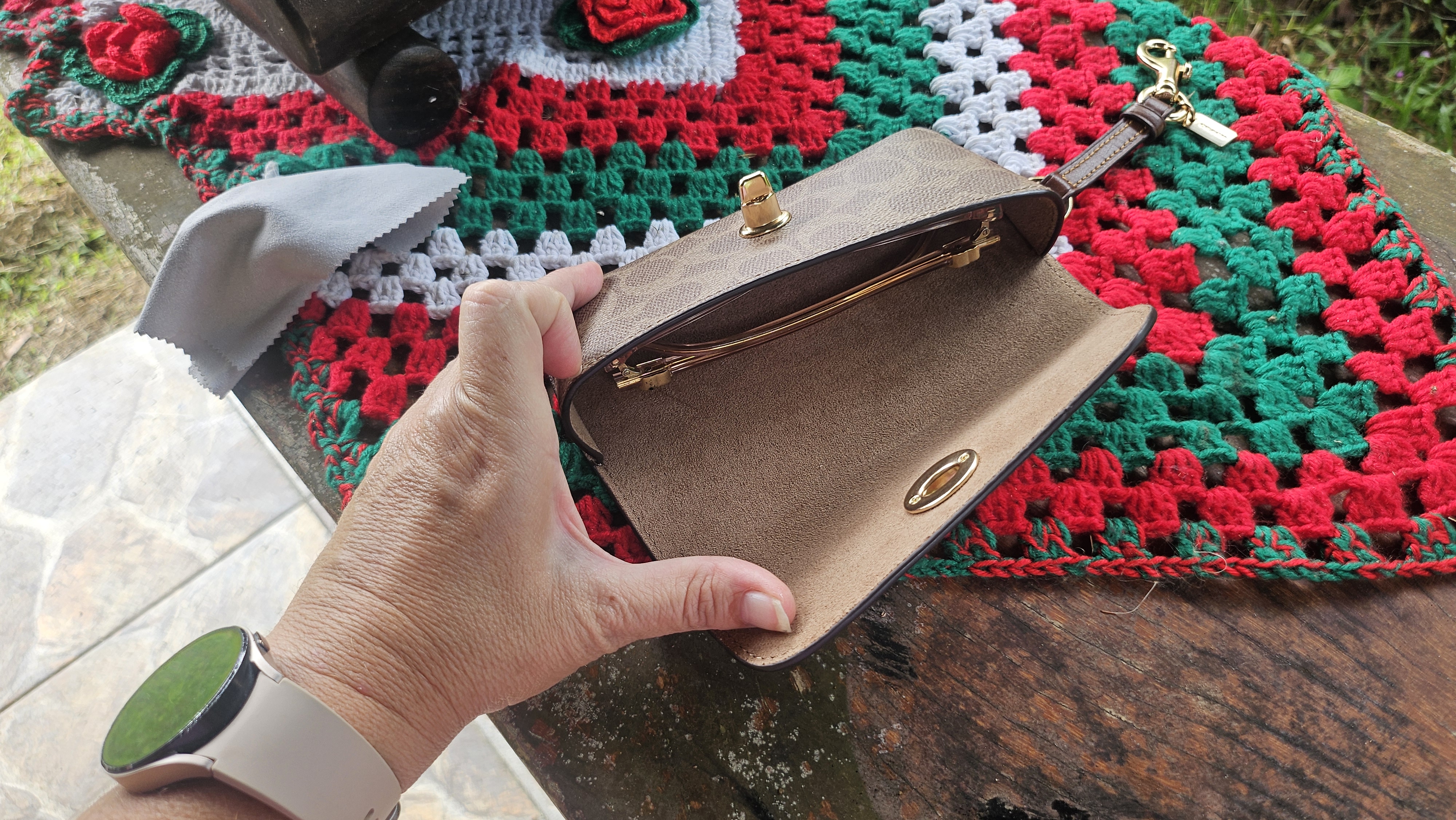 Sunglass Case In Signature Canvas | Accessories | Coach | COACH®