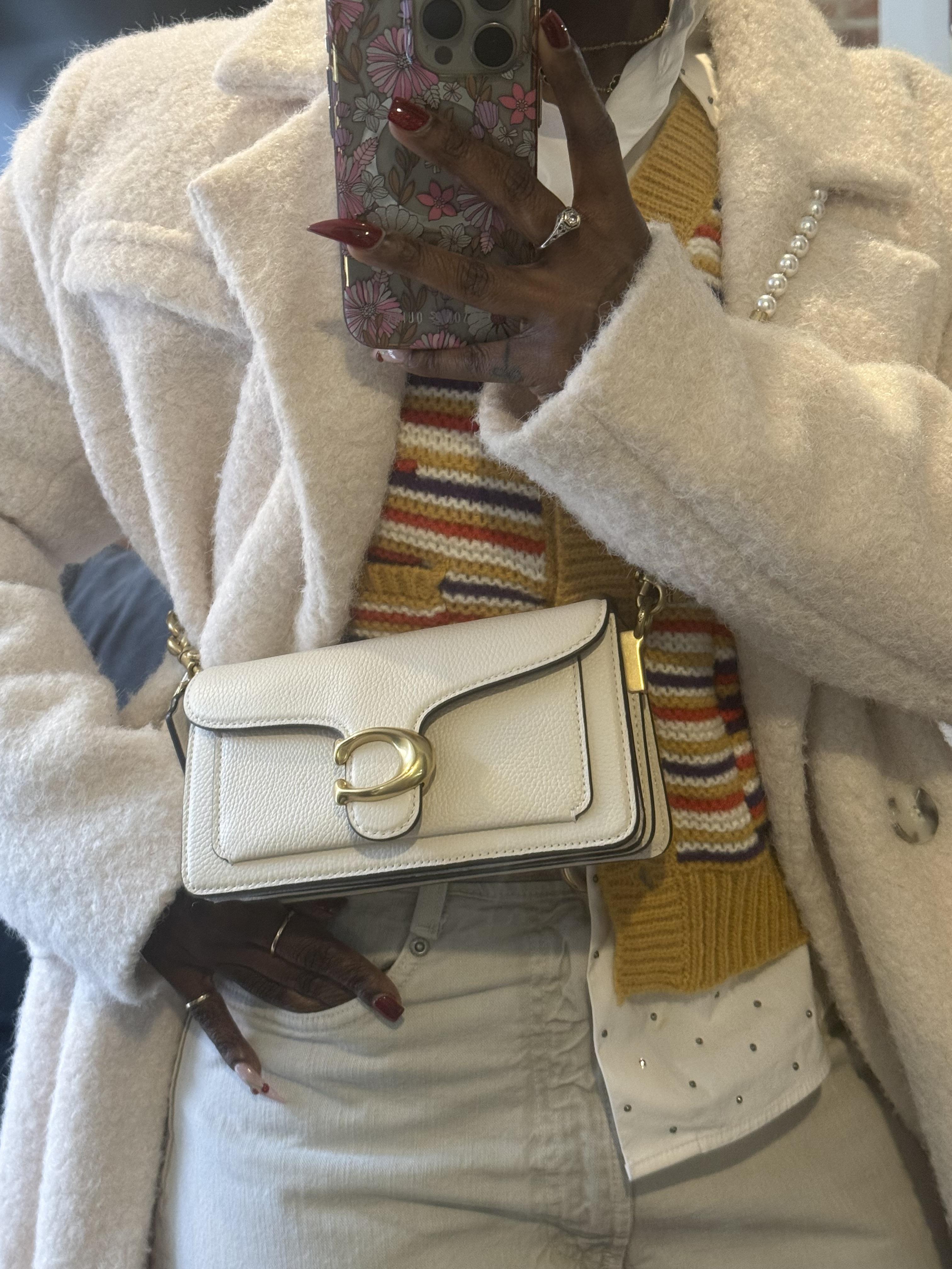 Tabby Shoulder Bag 20 In Haircalf With Leopard Print | Bags 