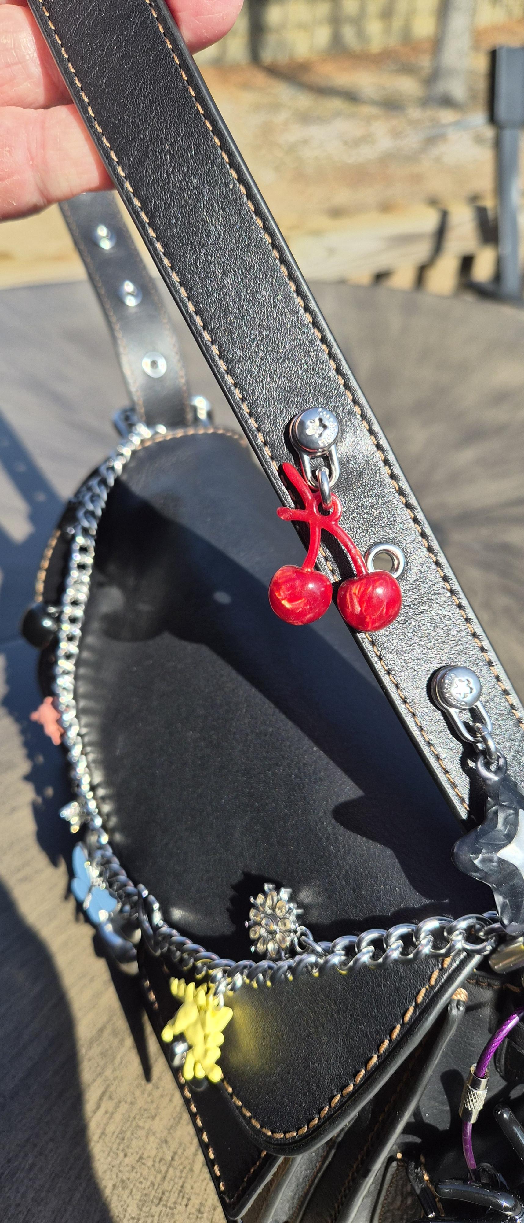 Cherry Bag Charm With Screwback | Accessories | Coach | Coachtopia ™