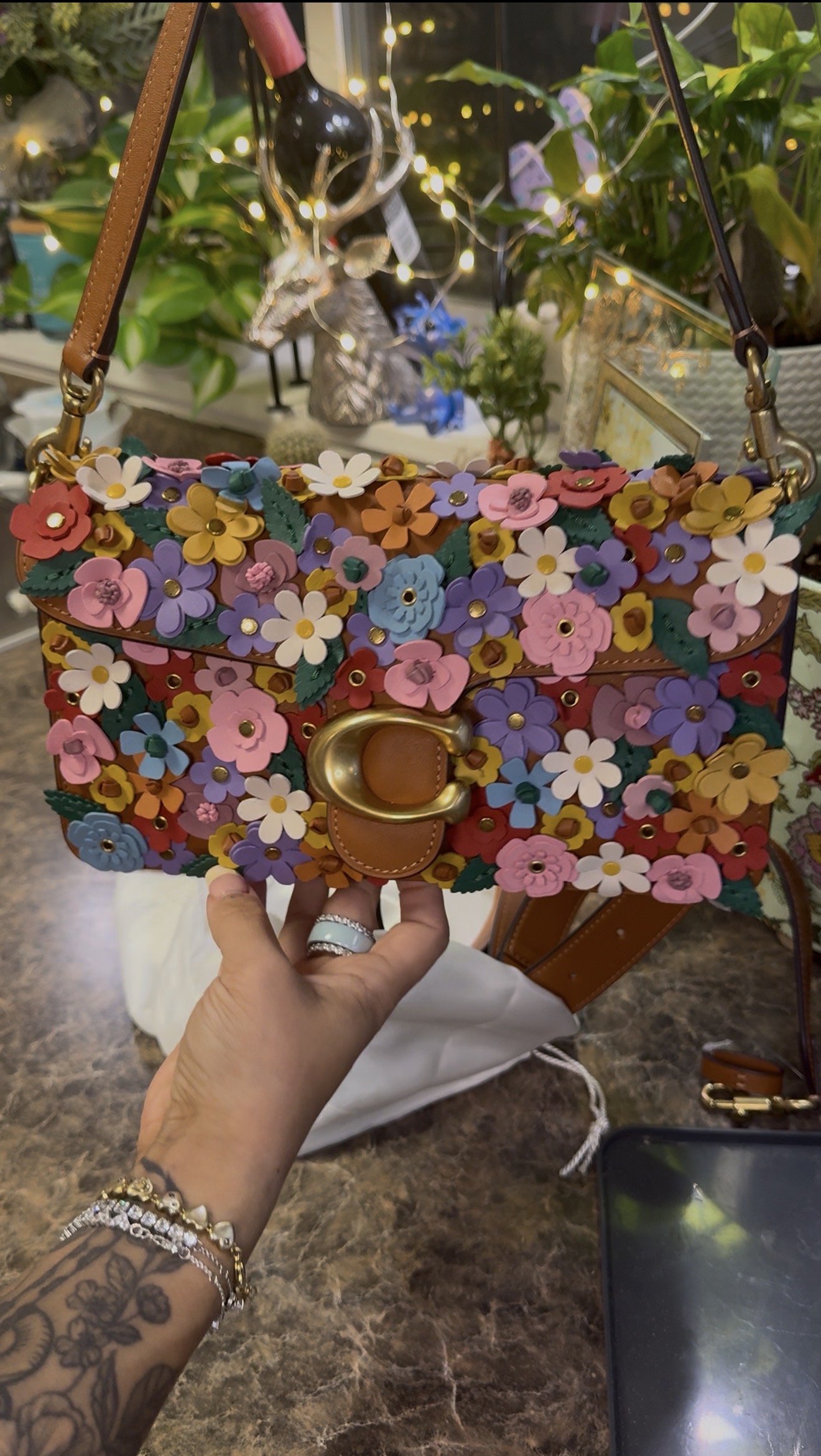 Tabby Shoulder Bag 26 With Repurposed Denim Patchwork | Bags