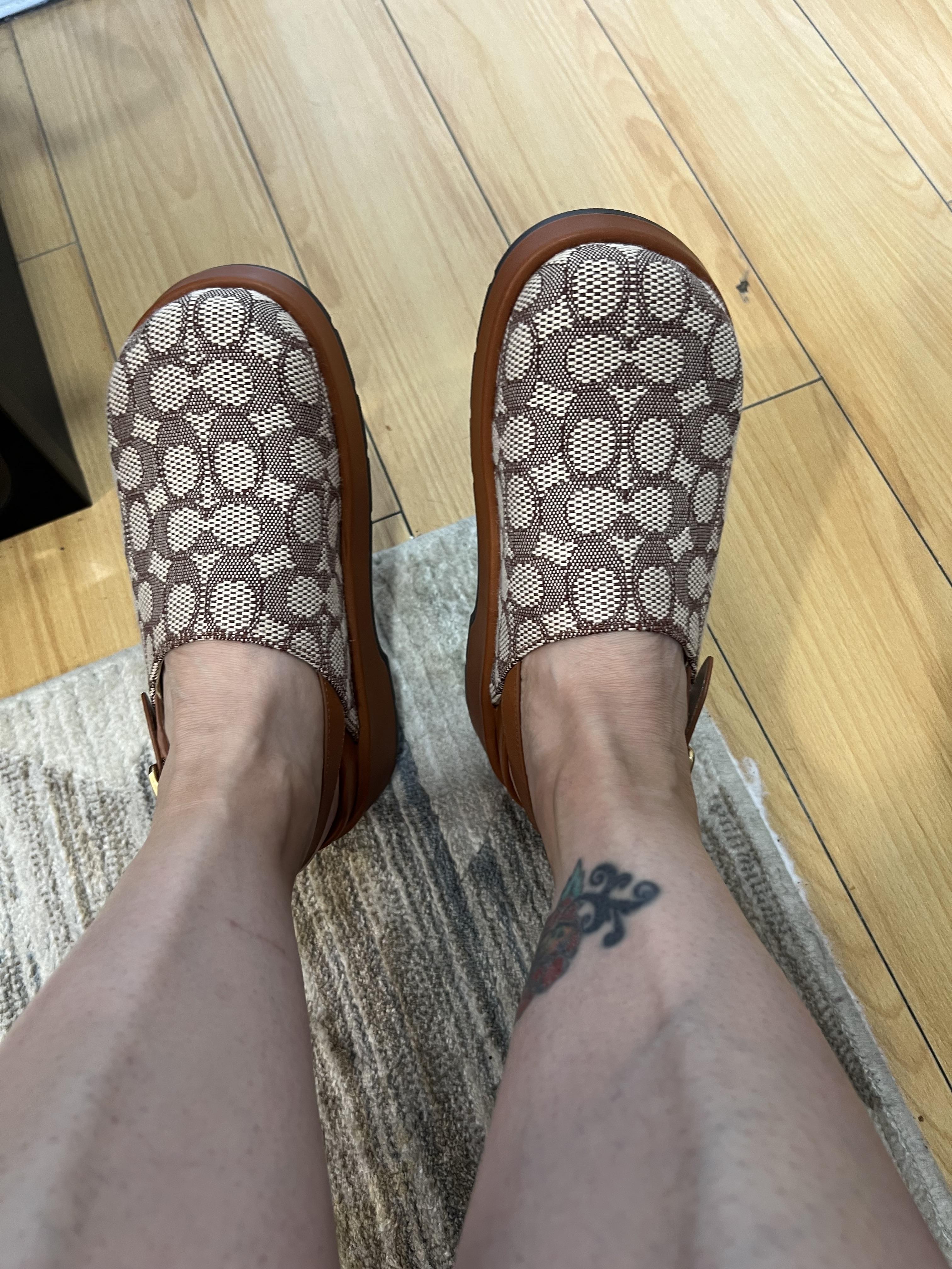 COACH® | Sculpted C Platform Clog In Signature Textile Jacquard