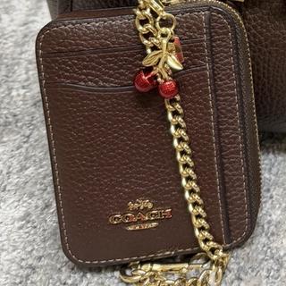 Zip Card Case With Cherry Print | Wallets | Coach | COACH®