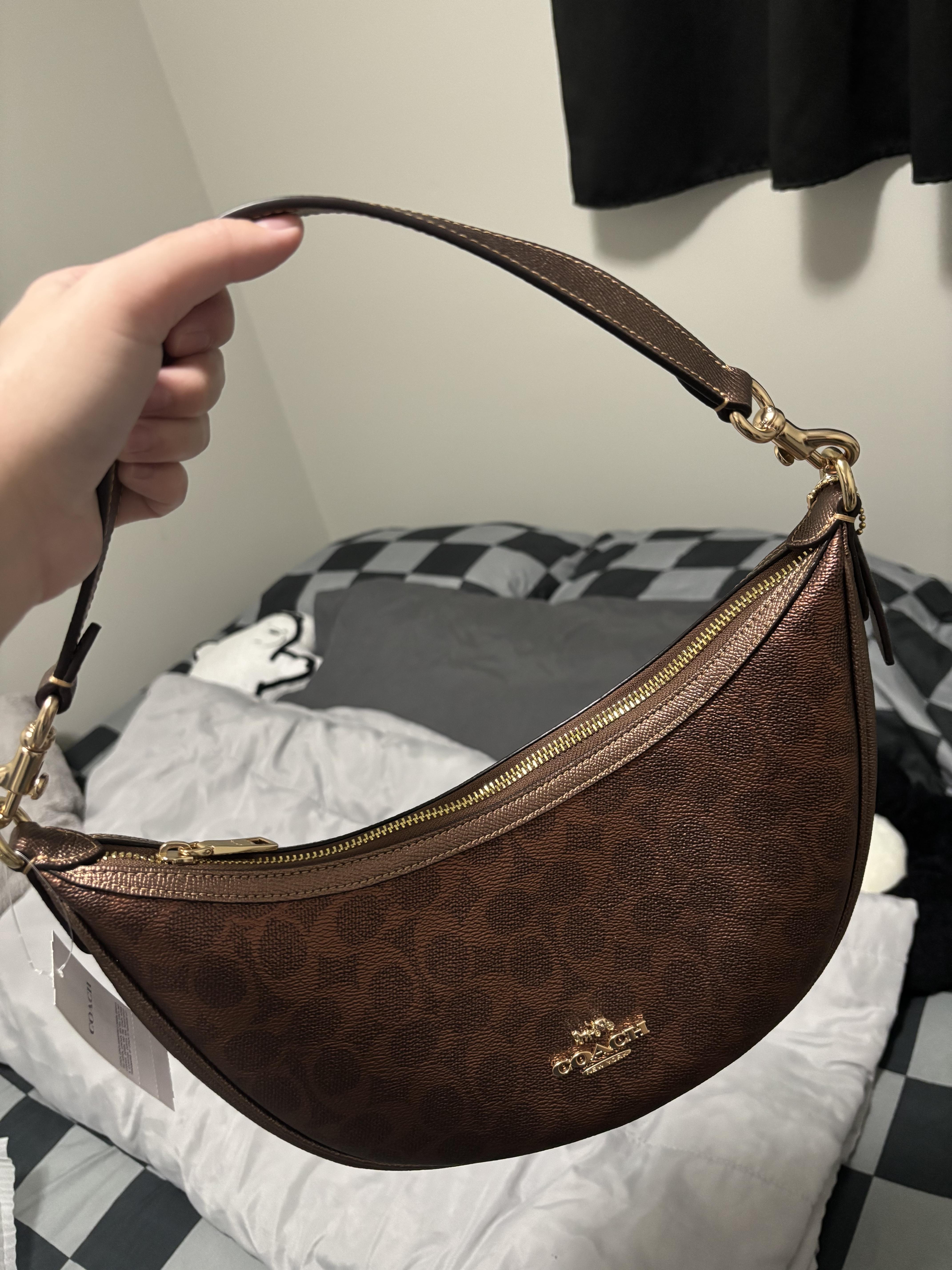 Aria Shoulder Bag In Signature Canvas | Bags | Coach | COACH®