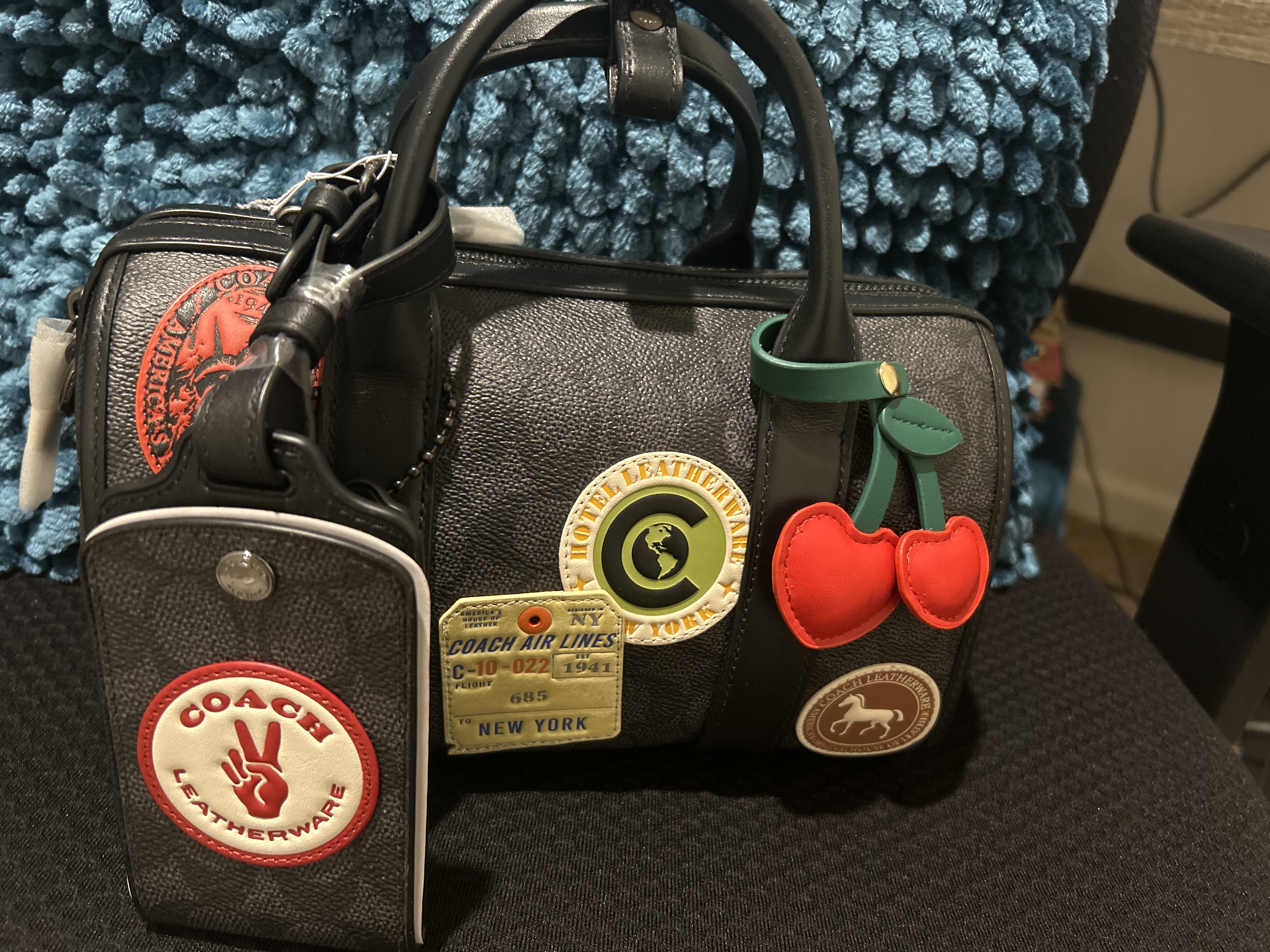 COACH® | Gotham Duffle Bag 24 In Signature Denim