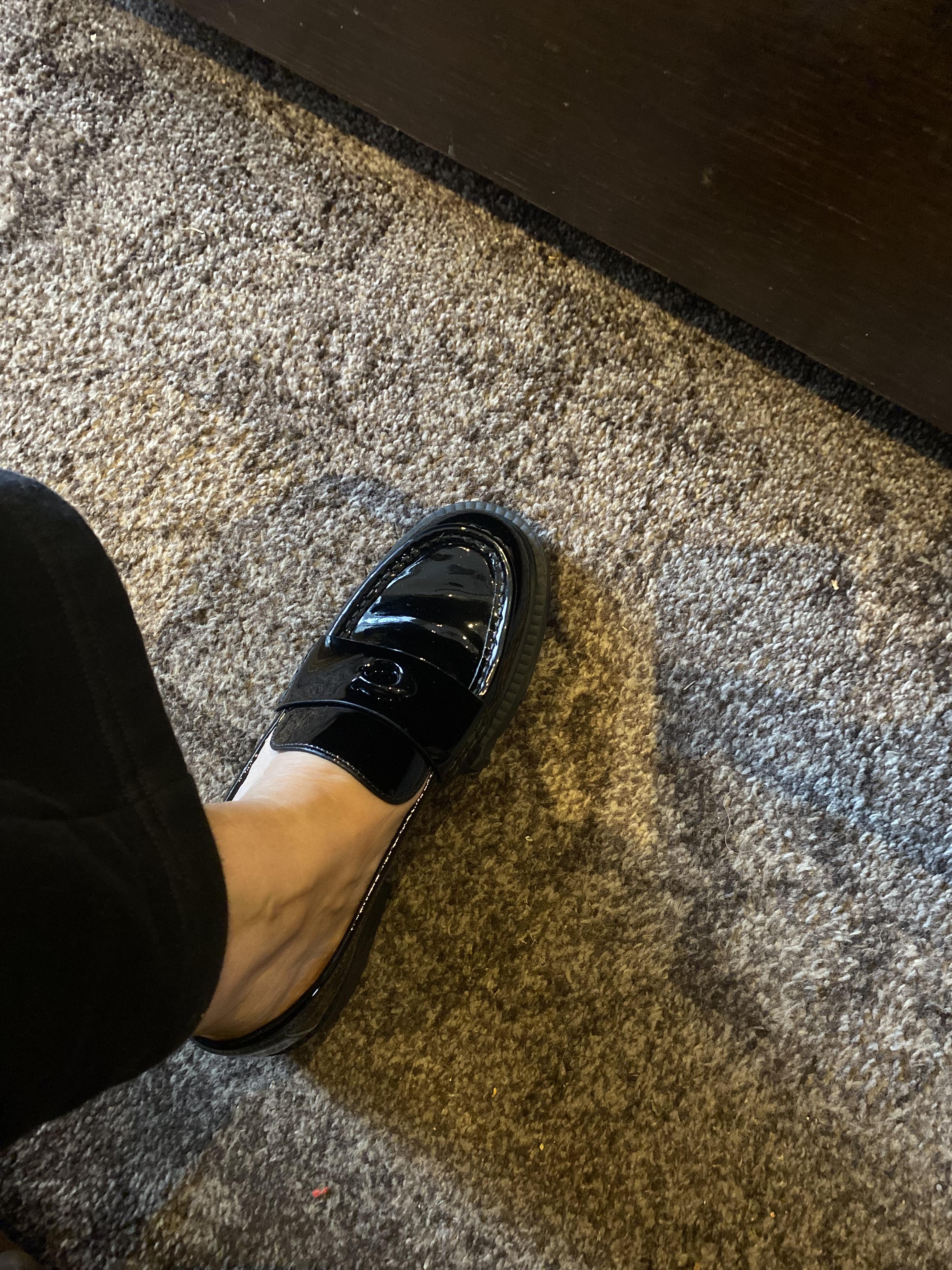 COACH LEAH LOAFER ブラックレザー ローファー COACH® | Leah Loafer