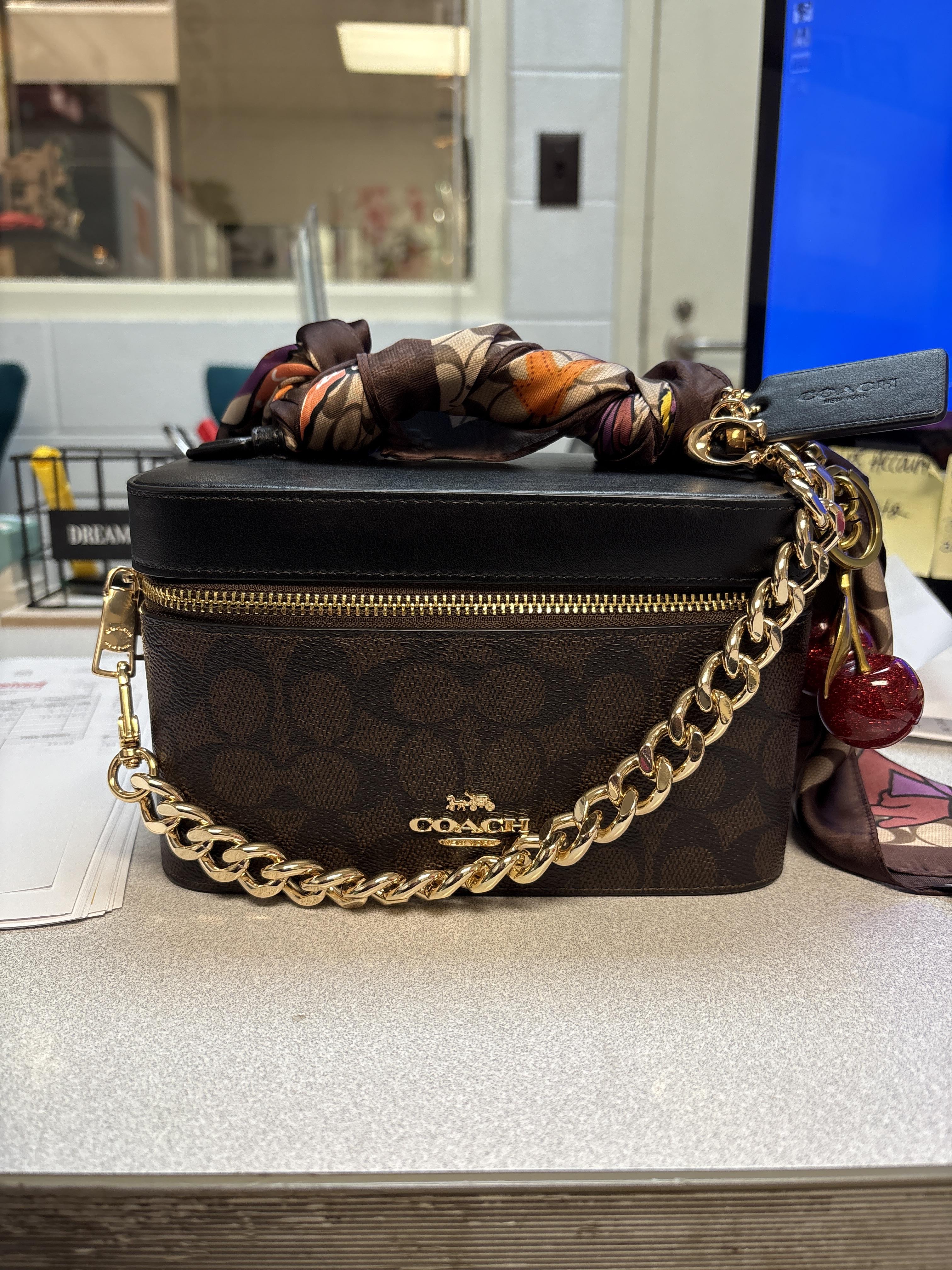 coach travel makeup bag Cosmetic Case In Signature Canvas | Accessories | Coach