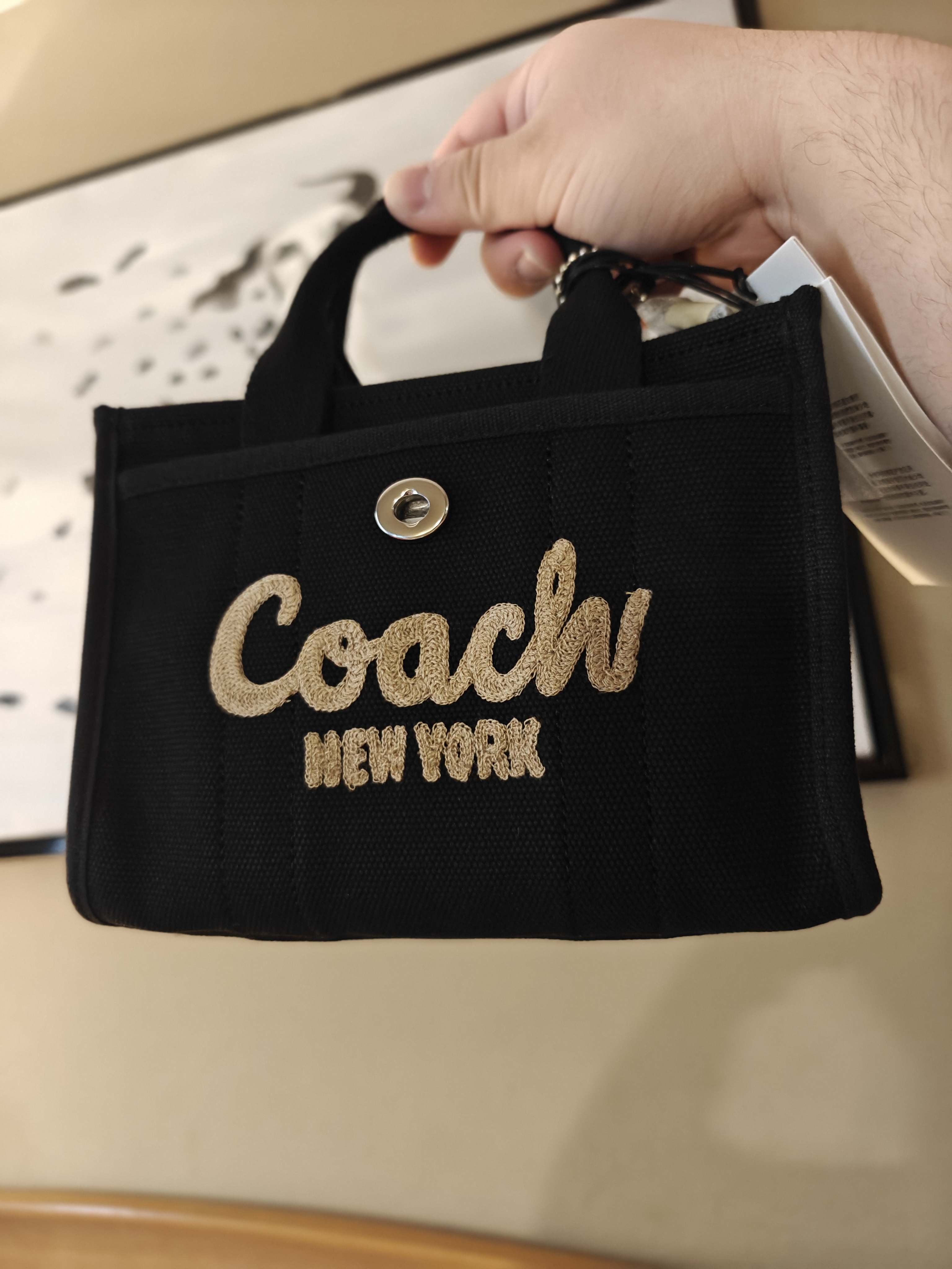 COACH® | Disney X Coach Cargo Tote Bag 20 With Mickey Mouse