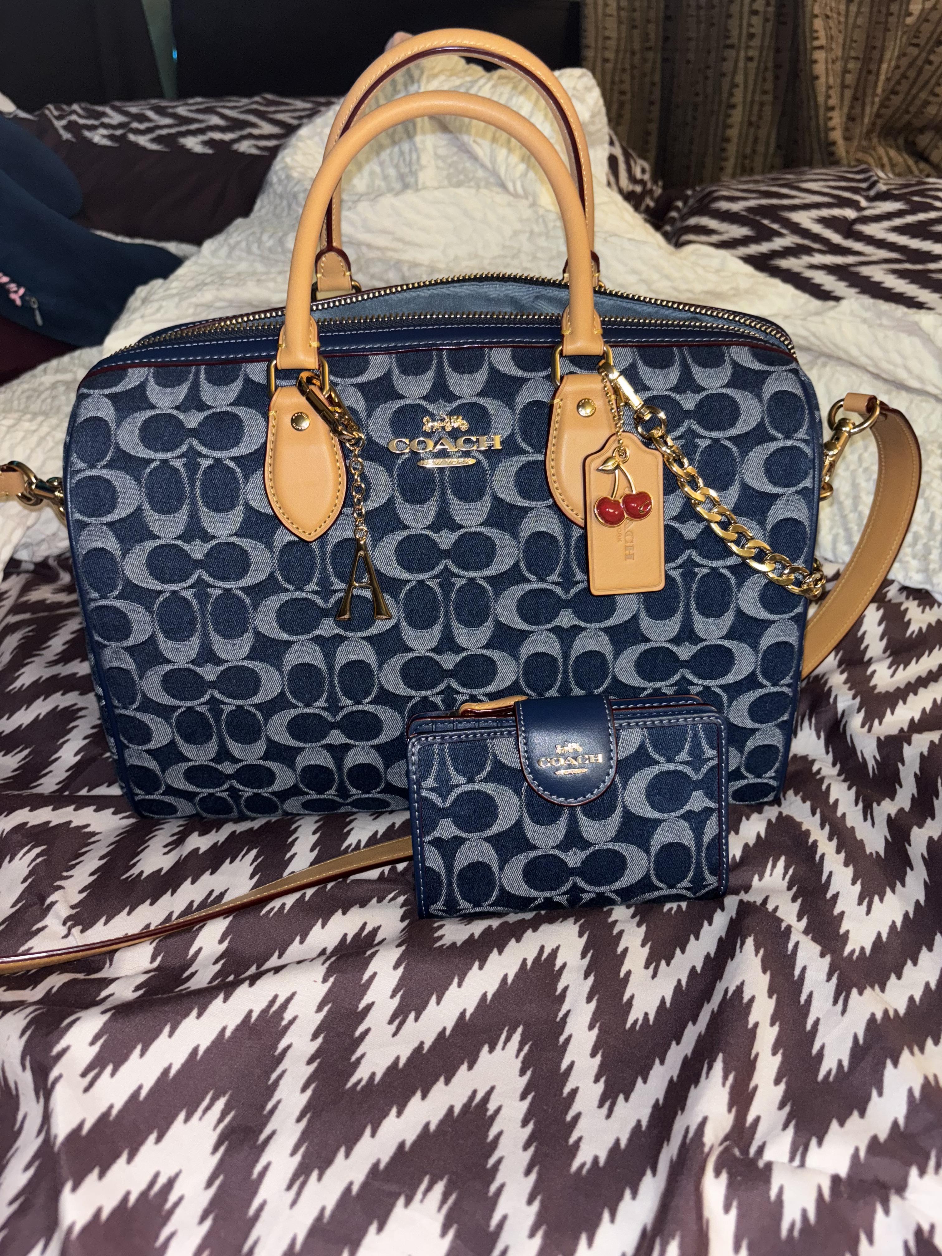 Rowan Large Satchel Bag In Signature Canvas | COACH®