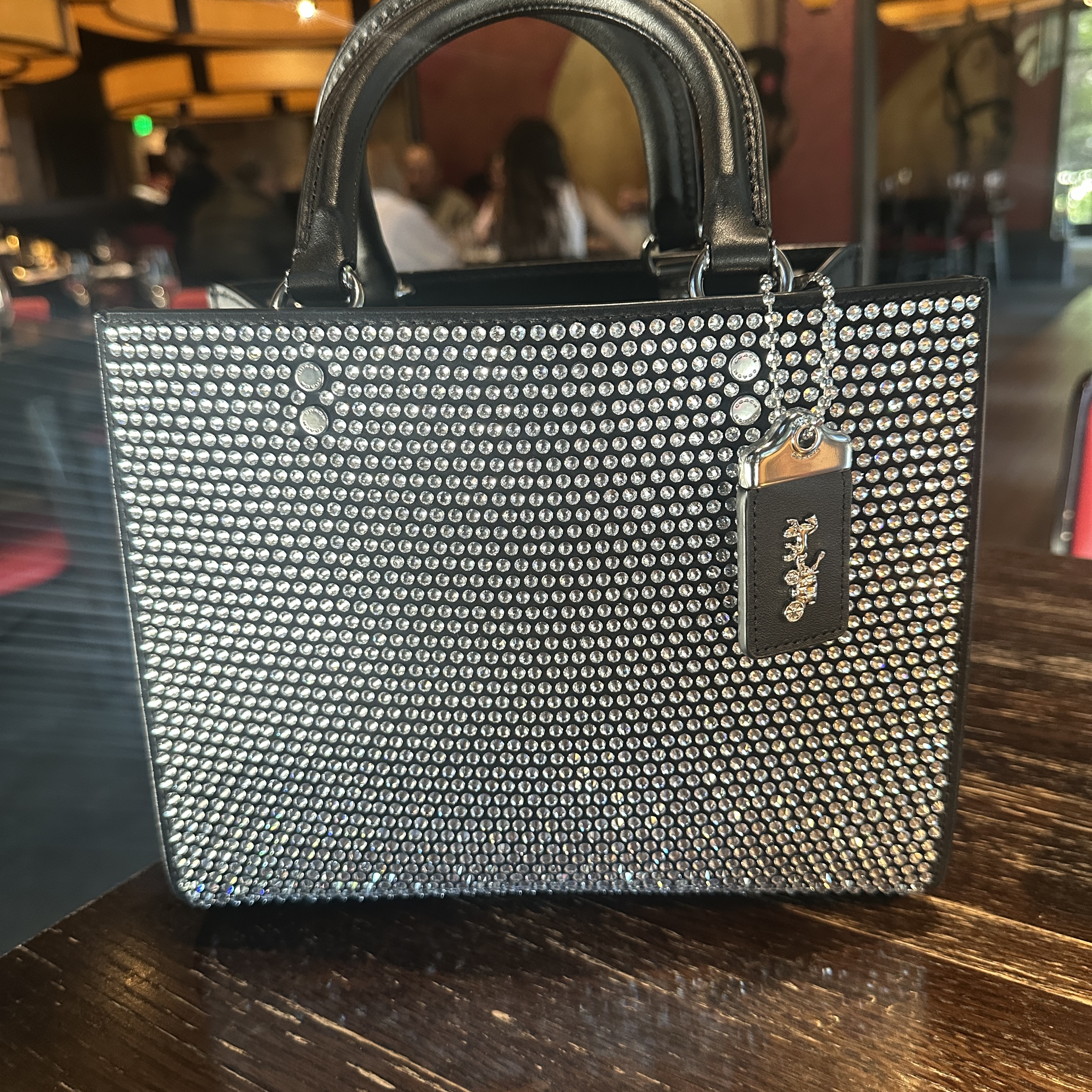 Disney X Coach Rogue Bag 25 In Signature Textile Jacquard With