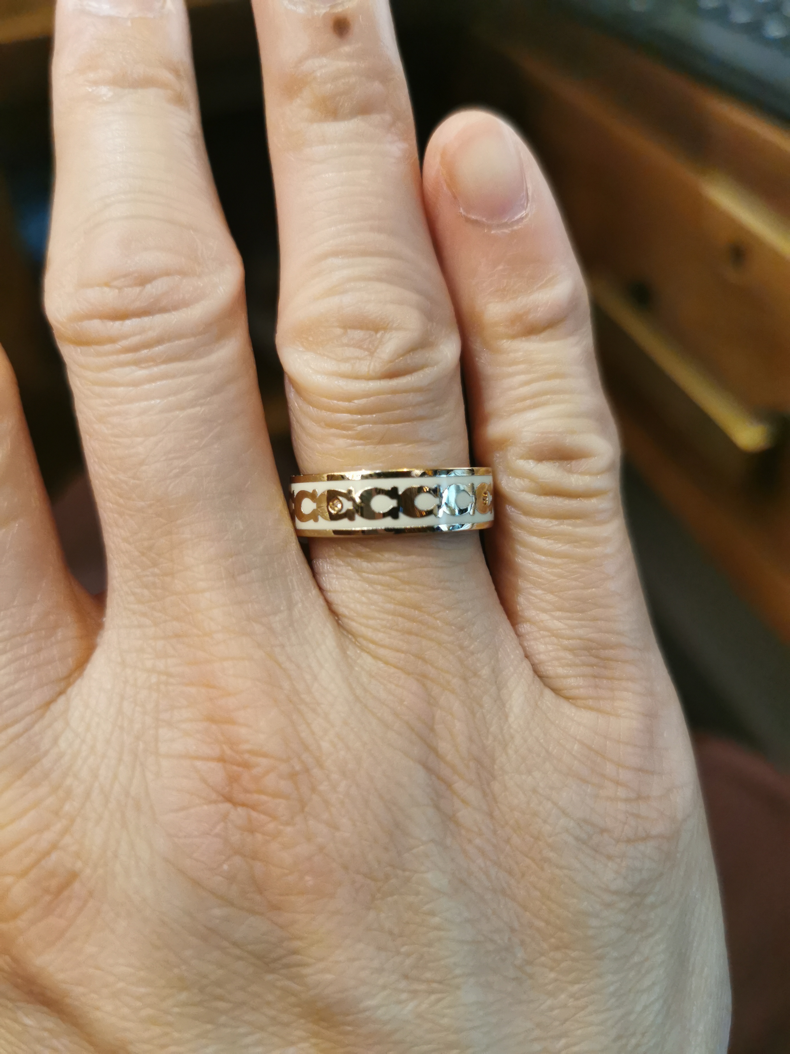 Coach rings on sale discount