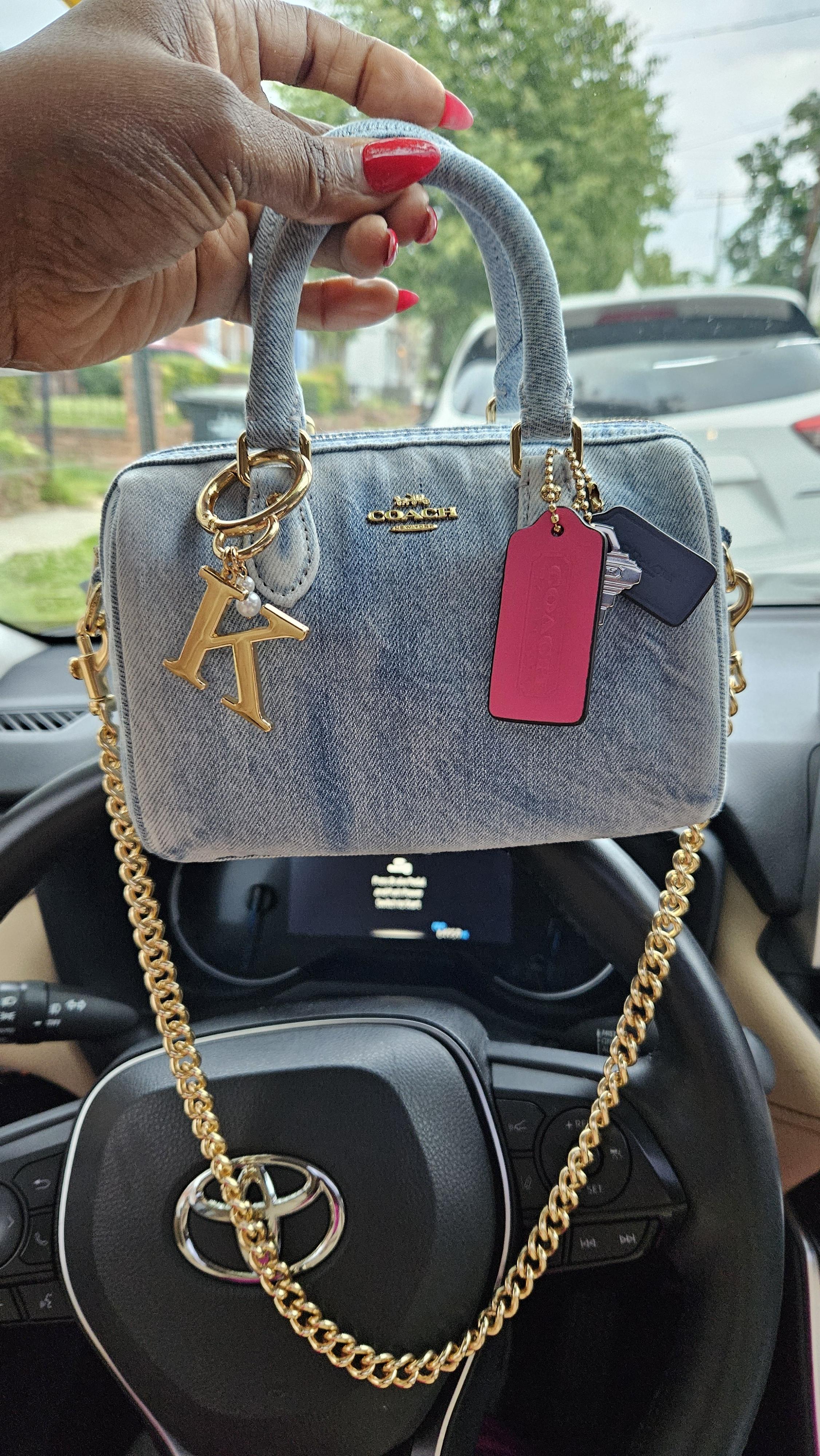 Mini Rowan Crossbody Bag In Signature Jacquard With Floral