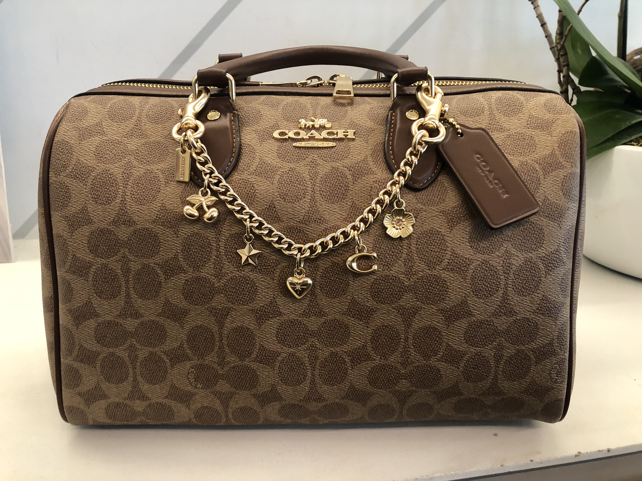 Gold Swagger Chain With Charms | Accessories | Coach | COACH®