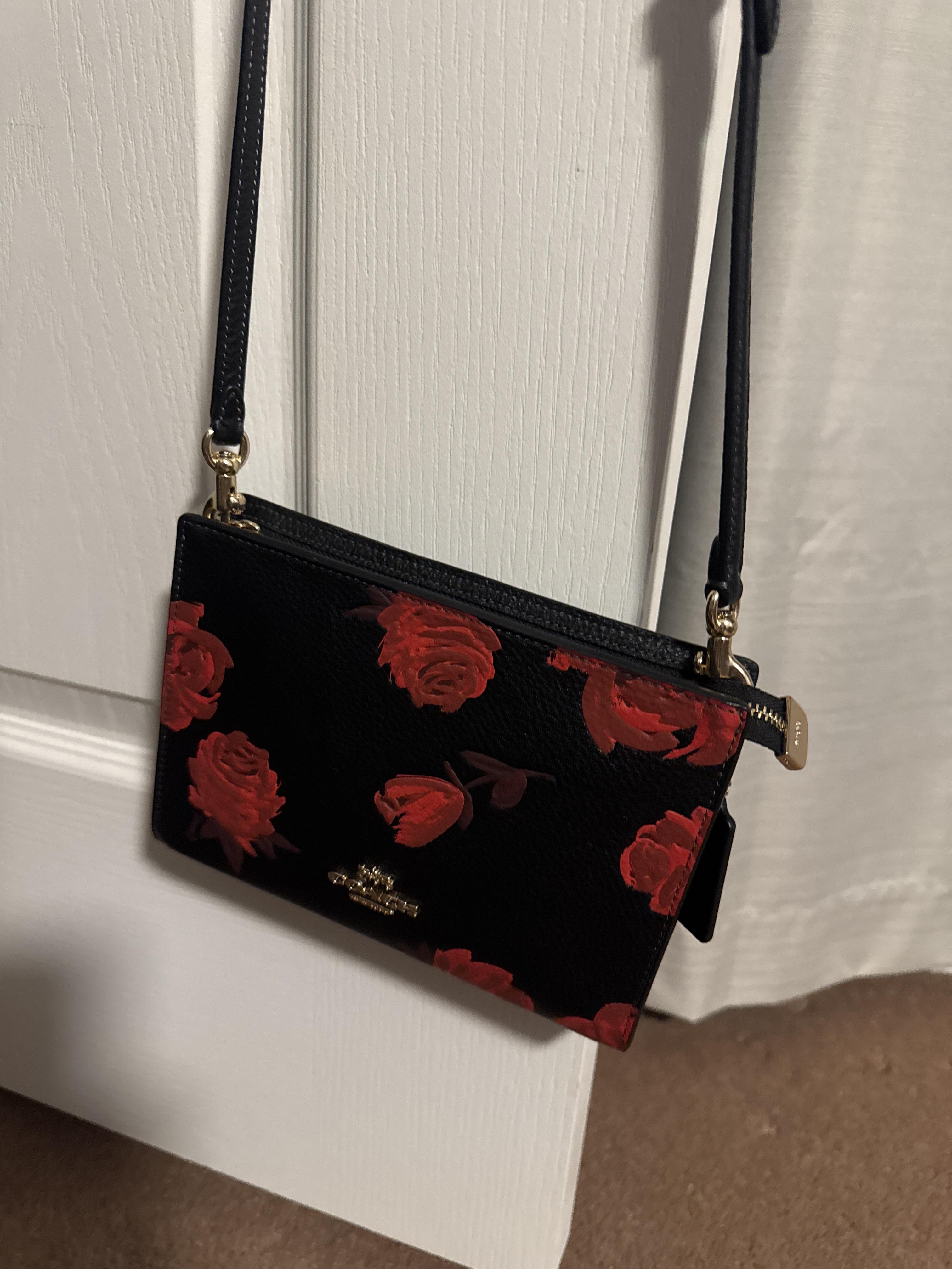 Slim Crossbody Bag With Floral Print | COACH®