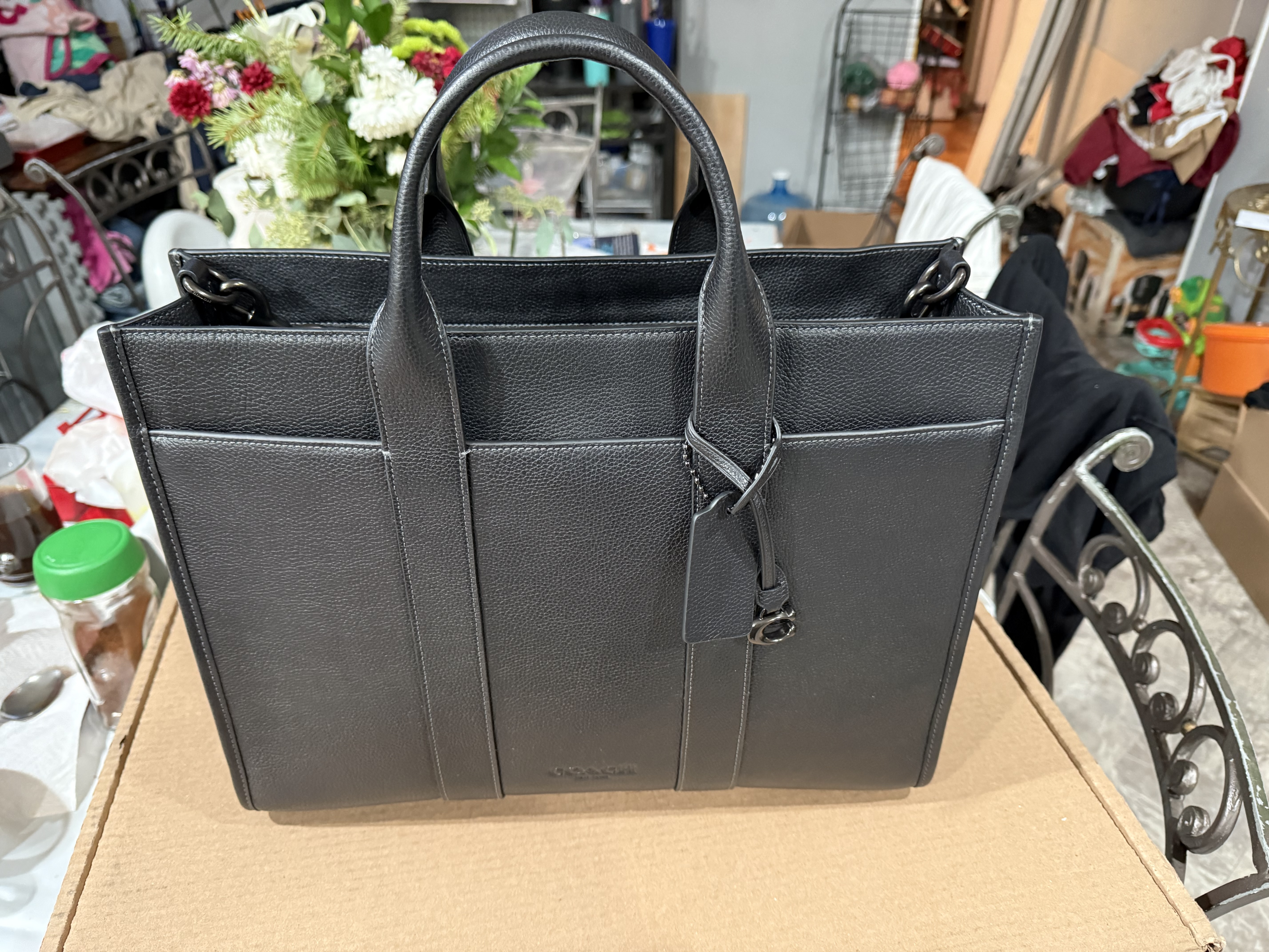 ◆Coach◆ Wesley Tote in Signature Canvas CY772 CHR COACH® | Wesley Tote In Signature Camo Print