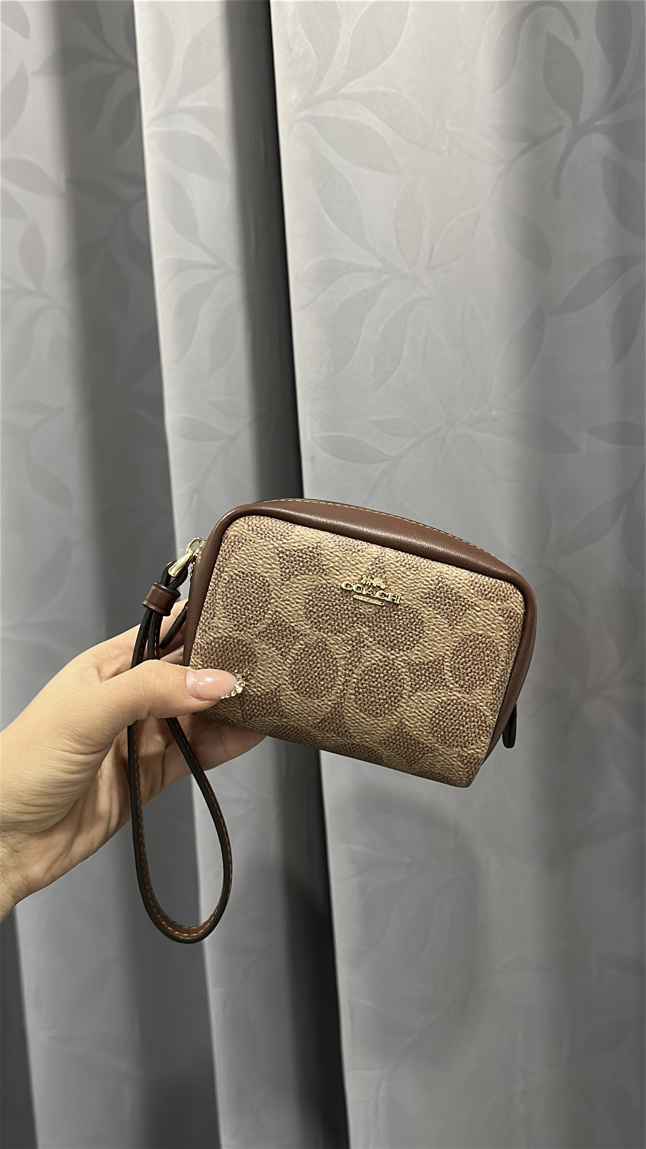 Pouch Wristlet In Signature Canvas | Wallets | Coach | COACH®