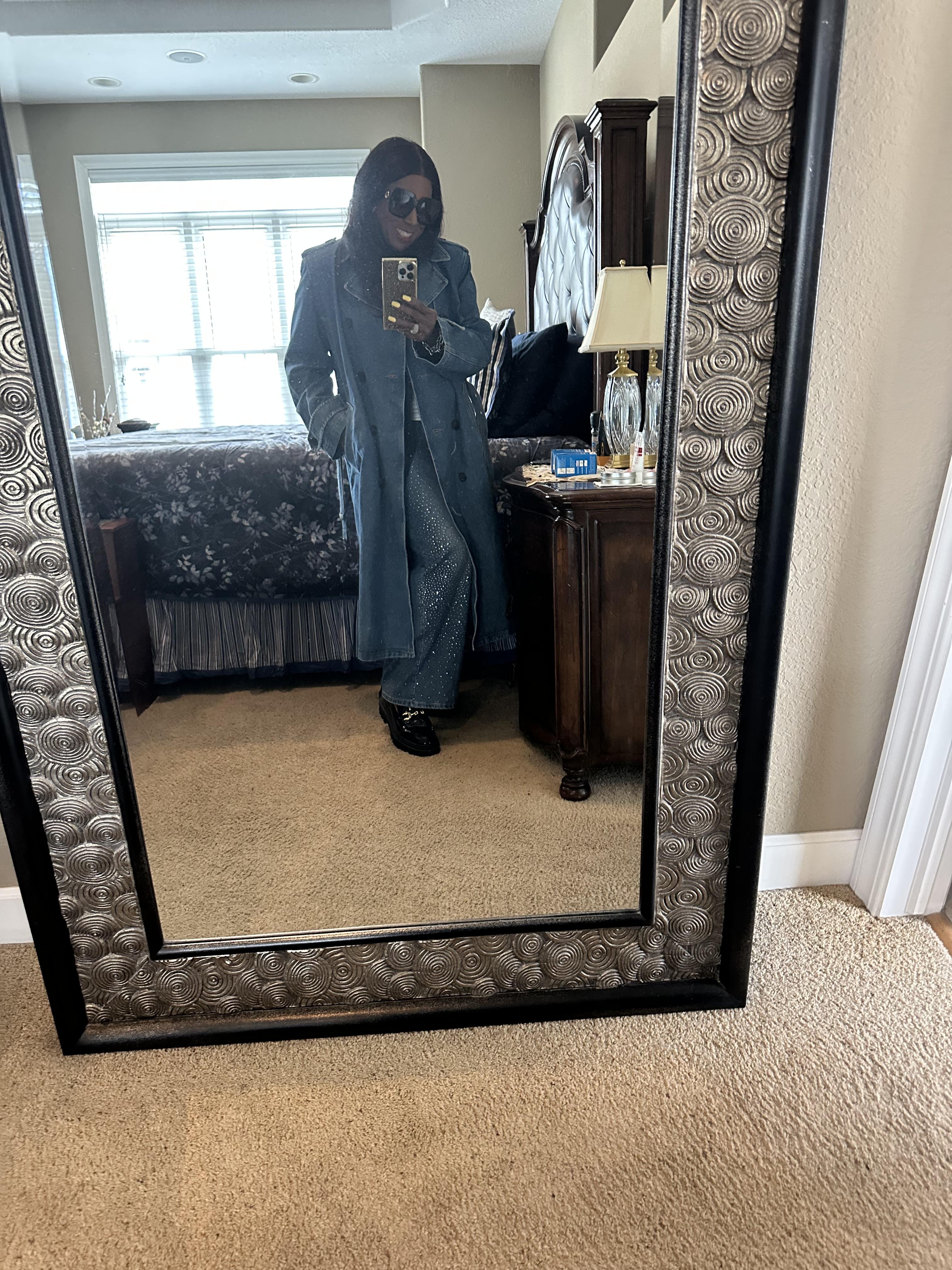 Denim Long Trench Coat | Ready to Wear | Coach | COACH®