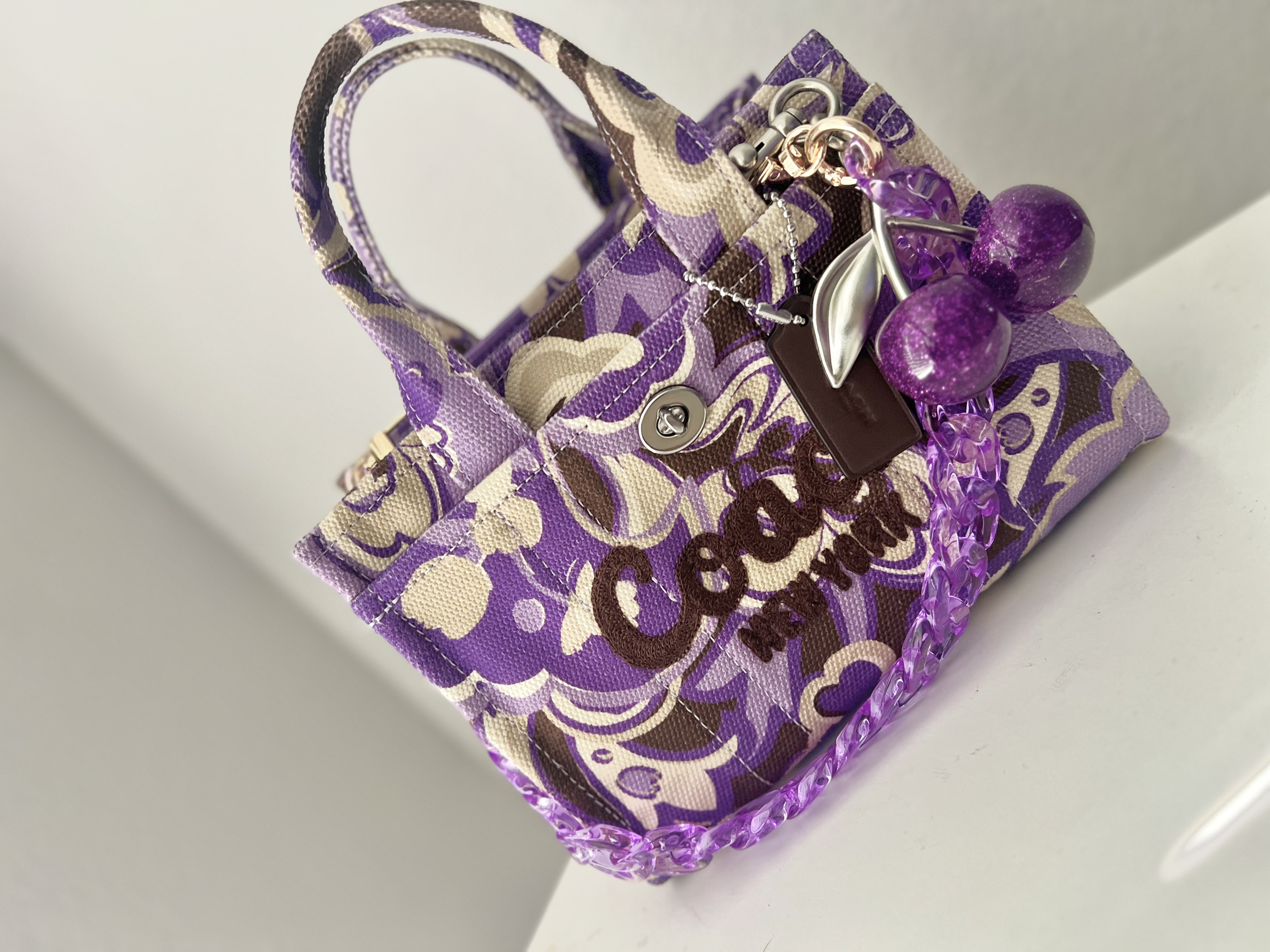 【COACH】Cargo Tote Bag 20 With Paisley Print COACH® | Cargo Tote Bag With Paisley Print
