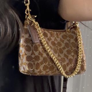 Teri Shoulder Bag In Signature Beaded Satin | Bags | Coach | COACH®