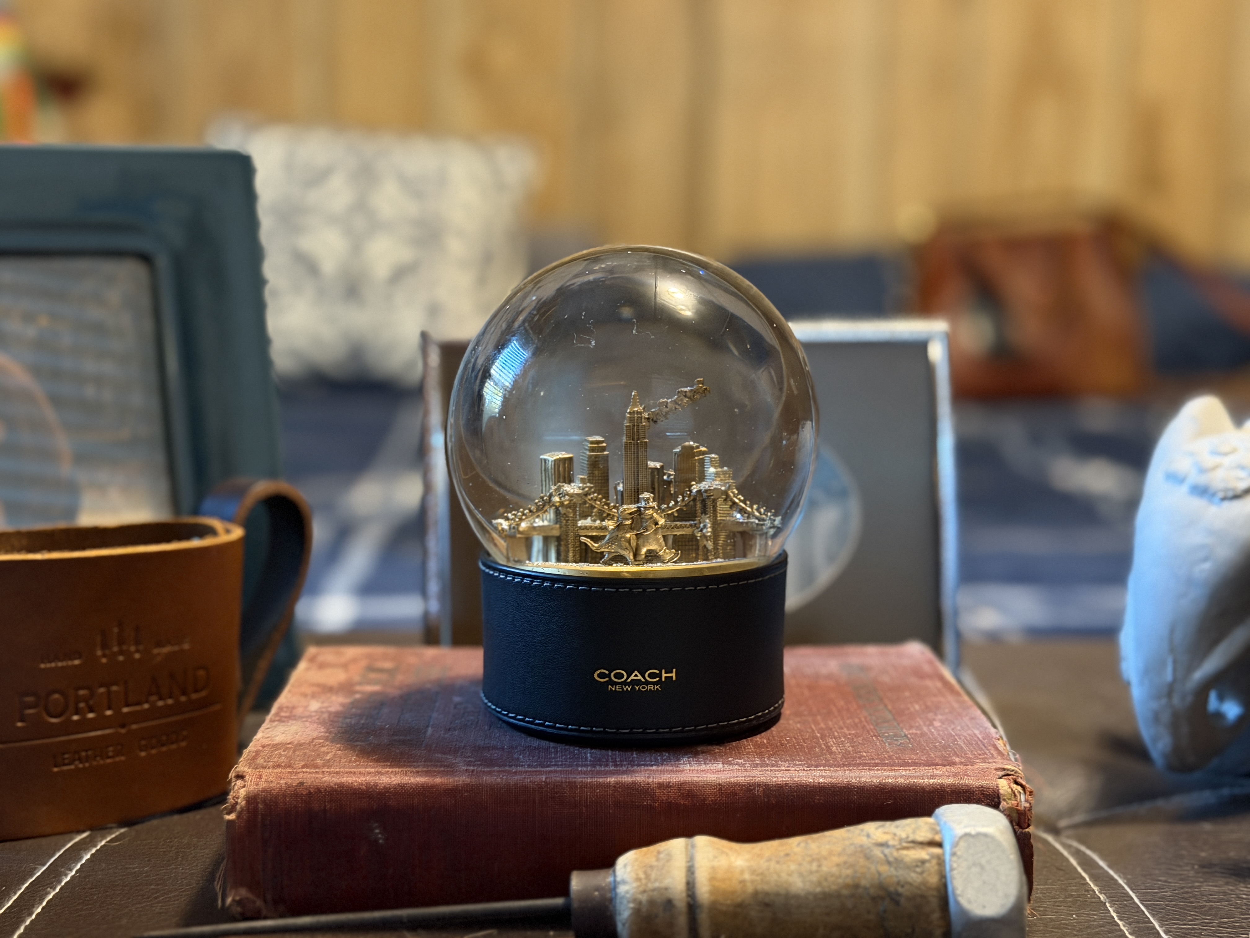 COACH® | Snow Globe With Rexy And Snowman