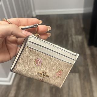 Mini Skinny Id Case With Leopard Print | COACH®