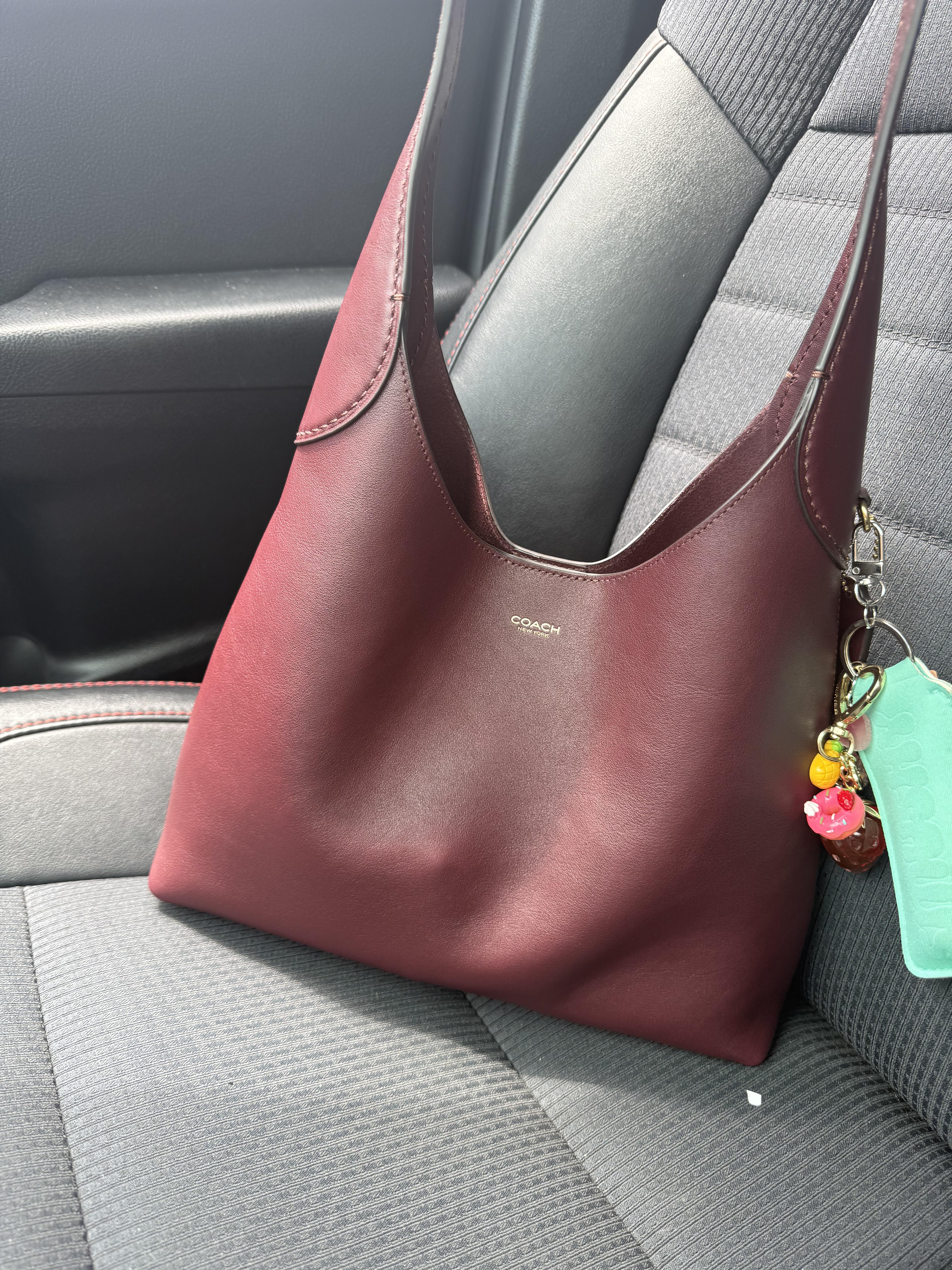 ★Coach★ Brooklyn Shoulder Bag 28 CW637 B4WBR COACH Brooklyn Shoulder Bag 28 suede CW637 Siena Outlet