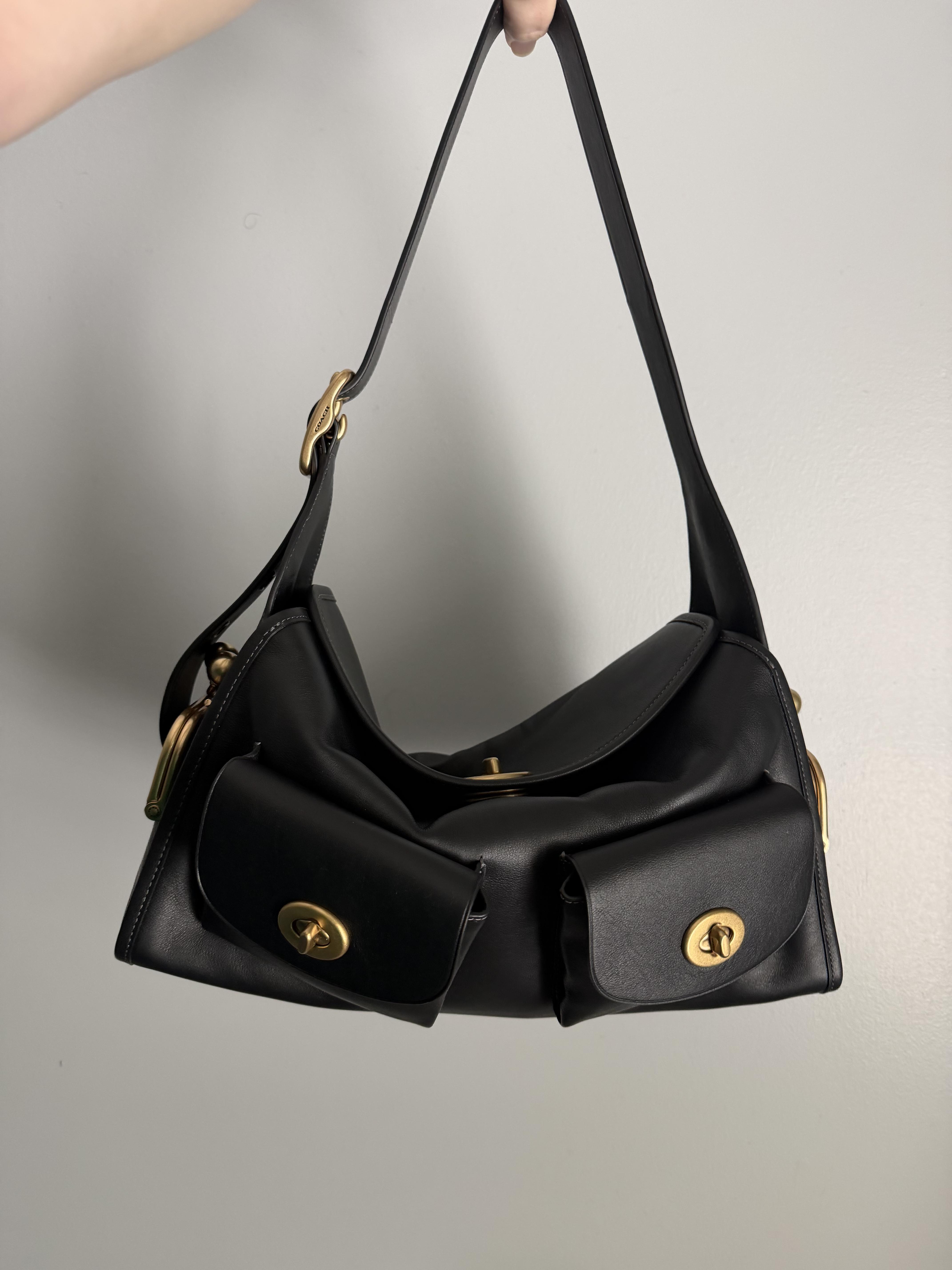 バッグ Special COACH Archive Handbag Black 4106 コーチ アウトレット ハンドバッグ レディース ジョージア サッチェル
