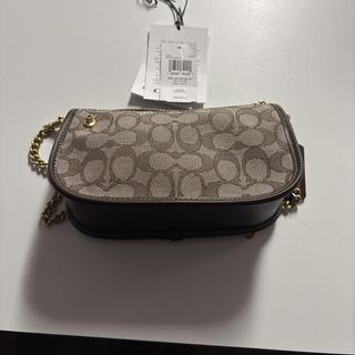Swinger Bag 20 With Chain In Crystal Signature Jacquard | Bags