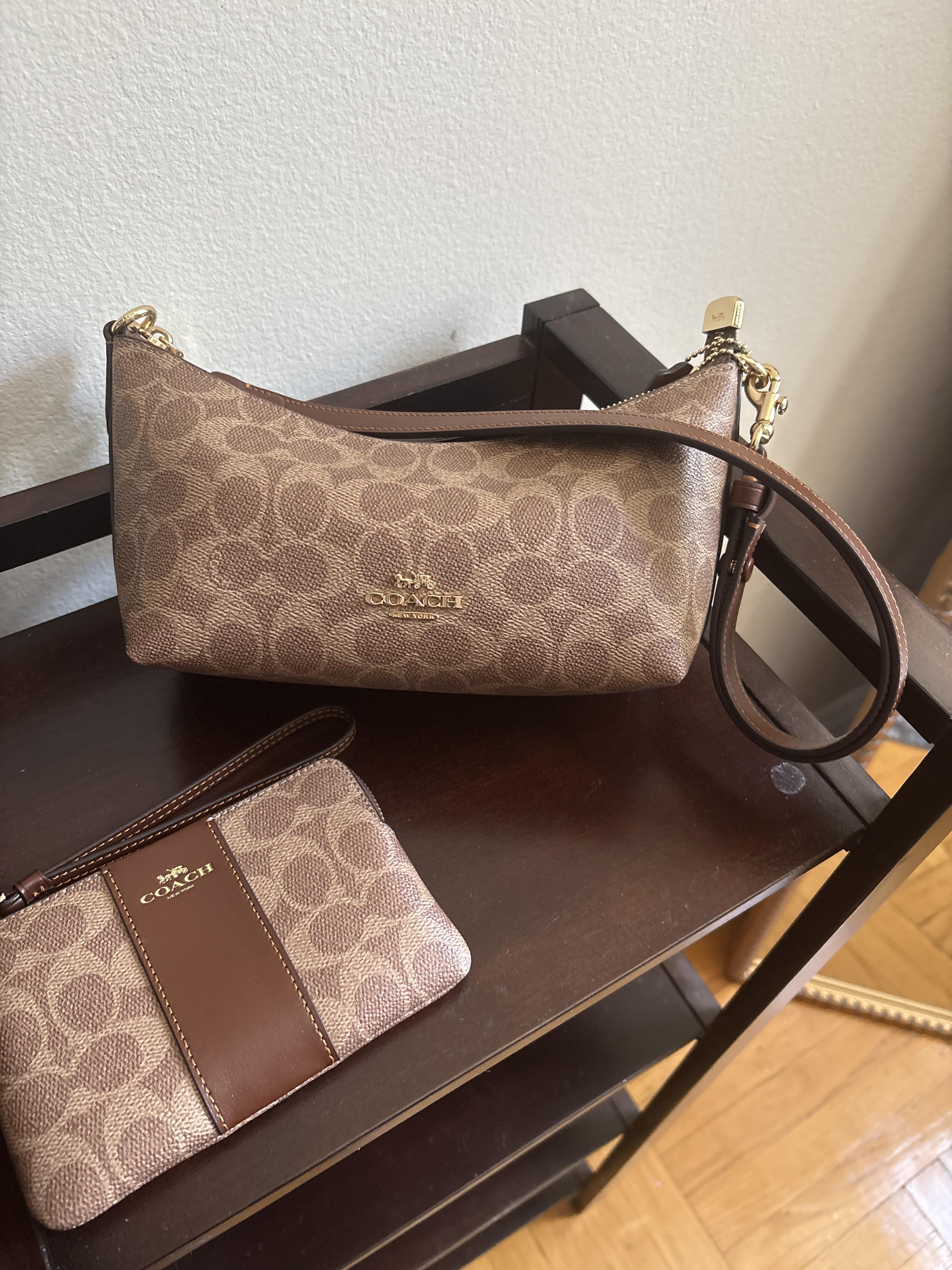 Caitlin Shoulder Bag With Striped Patchwork | Bags | Coach | COACH®