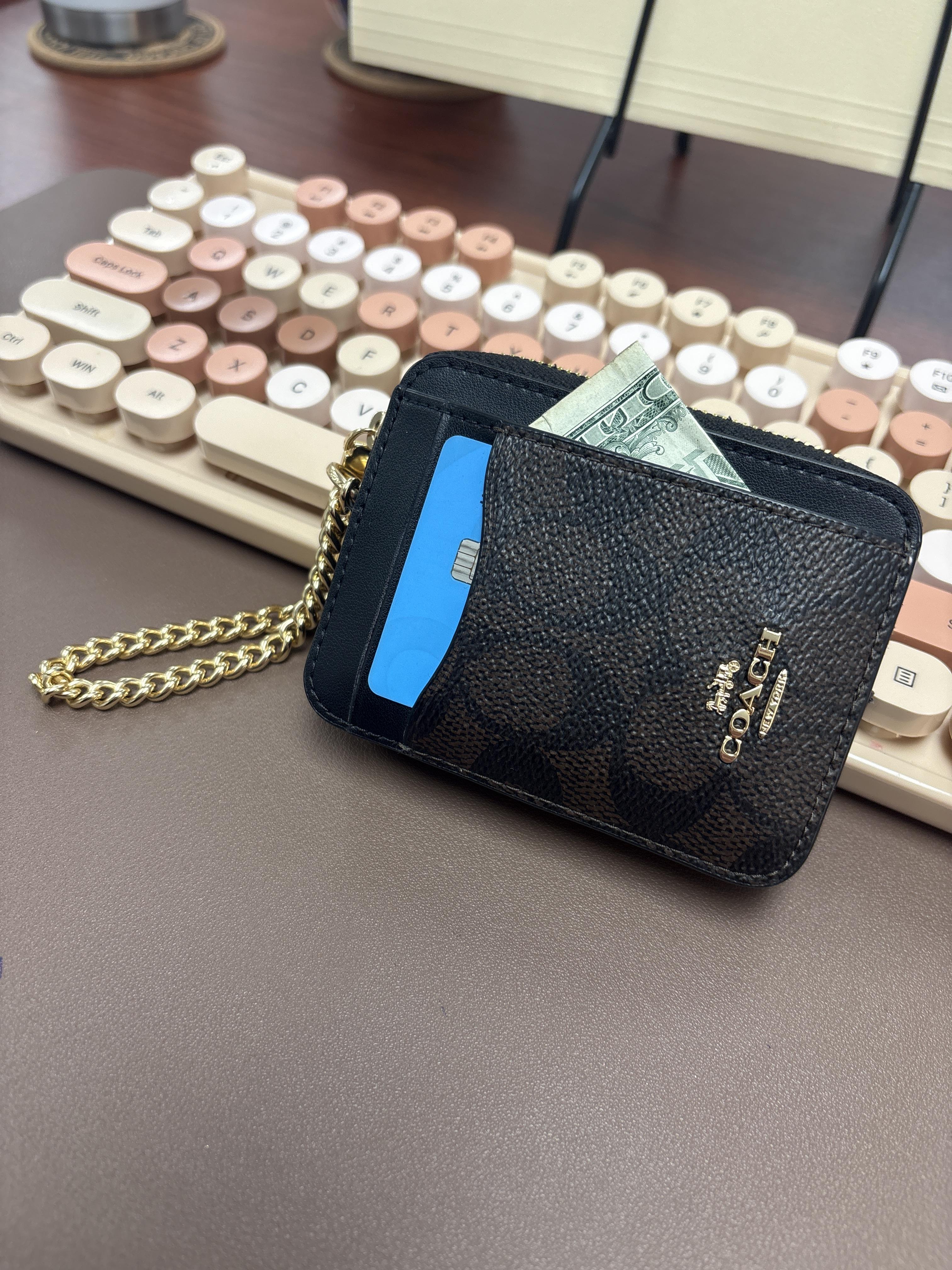 Zip Card Case With Quilting | Wallets | Coach | COACH®