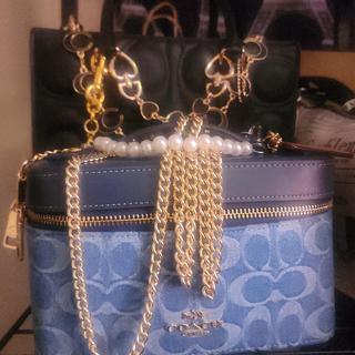 Cosmetic Case In Signature Denim | COACH®