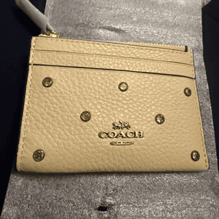 Mini Skinny Id Case With Leopard Print | COACH®