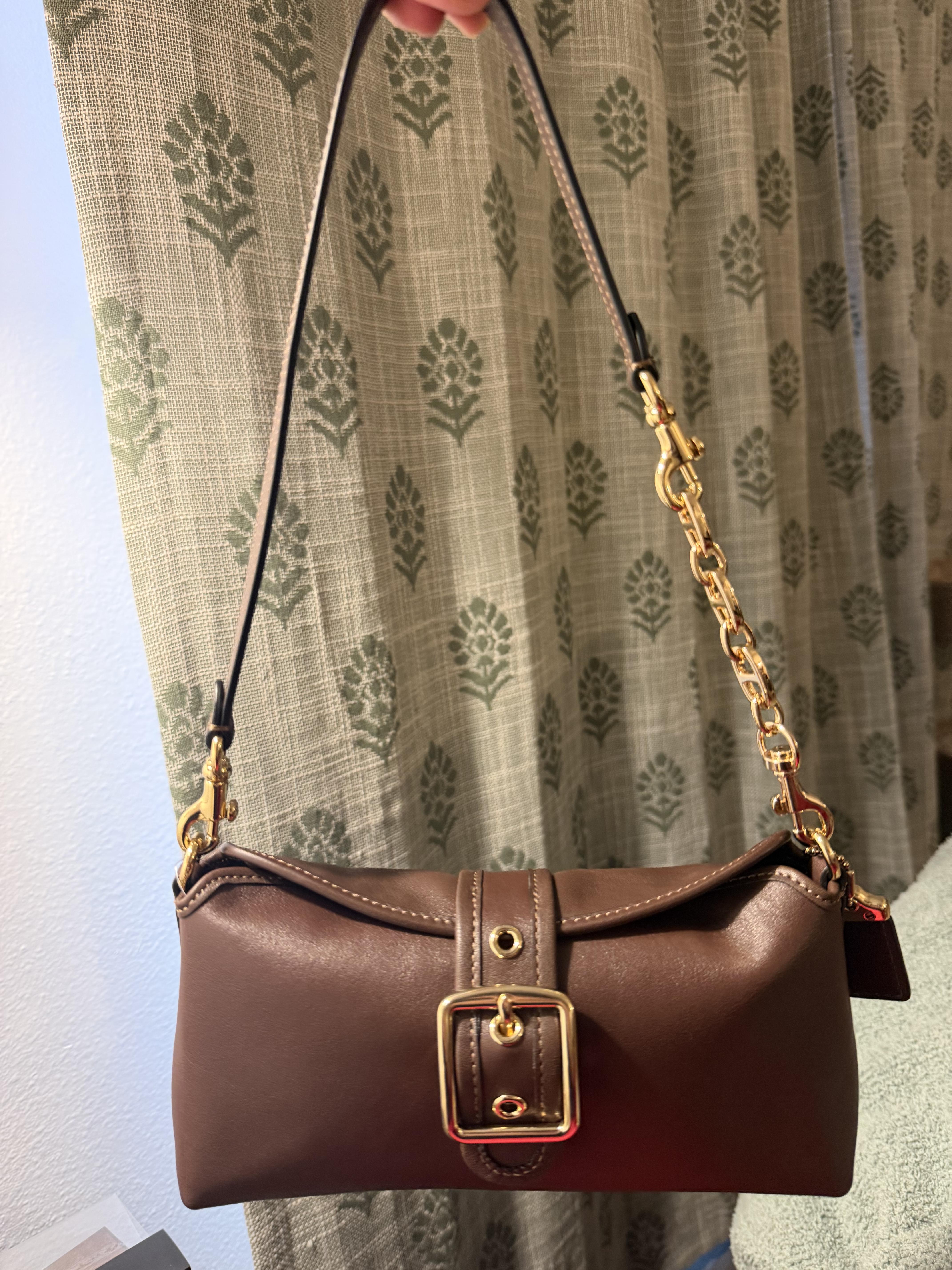 Abbie Shoulder Bag In Haircalf With Leopard Print | COACH®