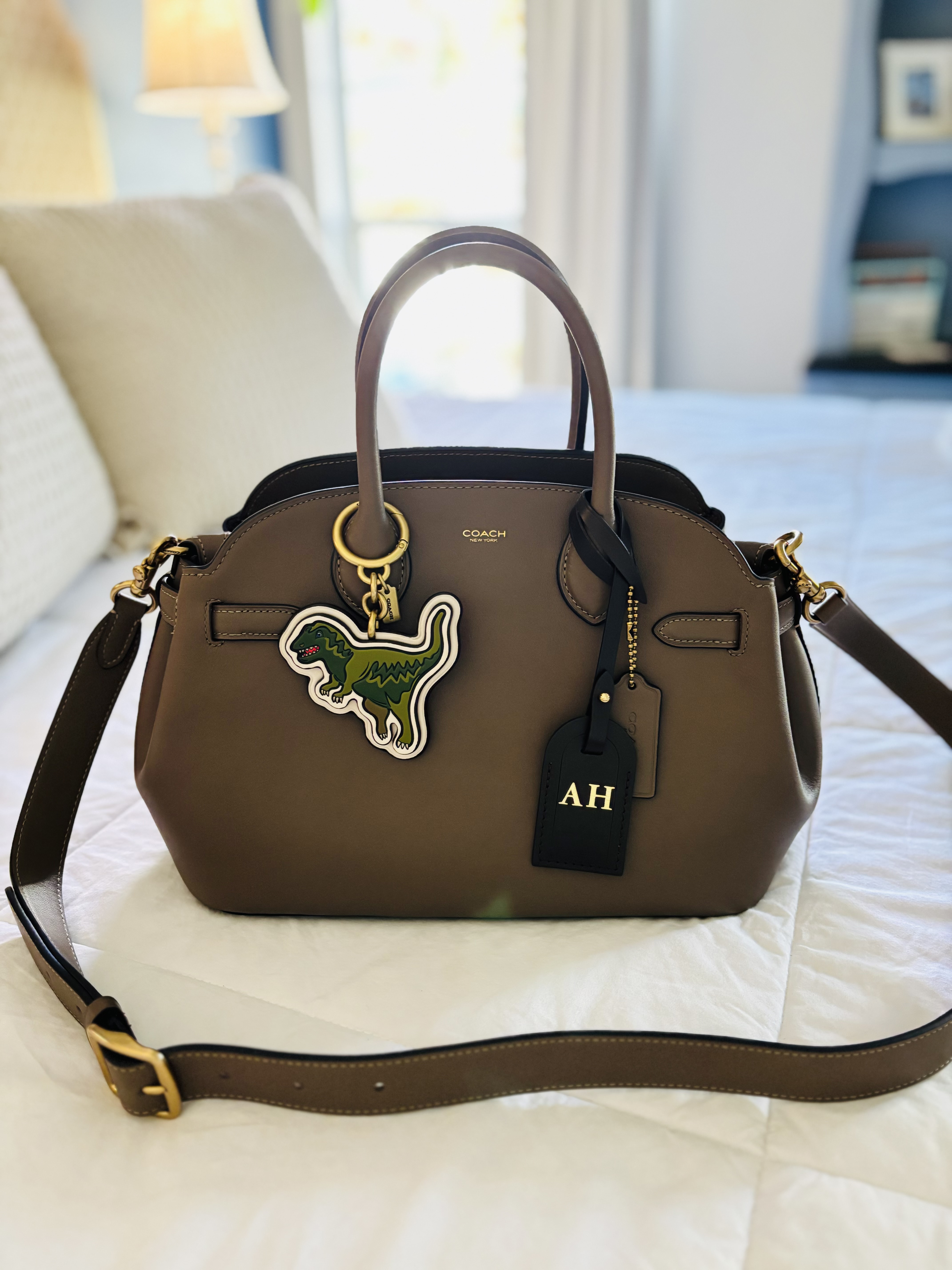 Rexy Bag Charm With Signature Canvas | COACH®