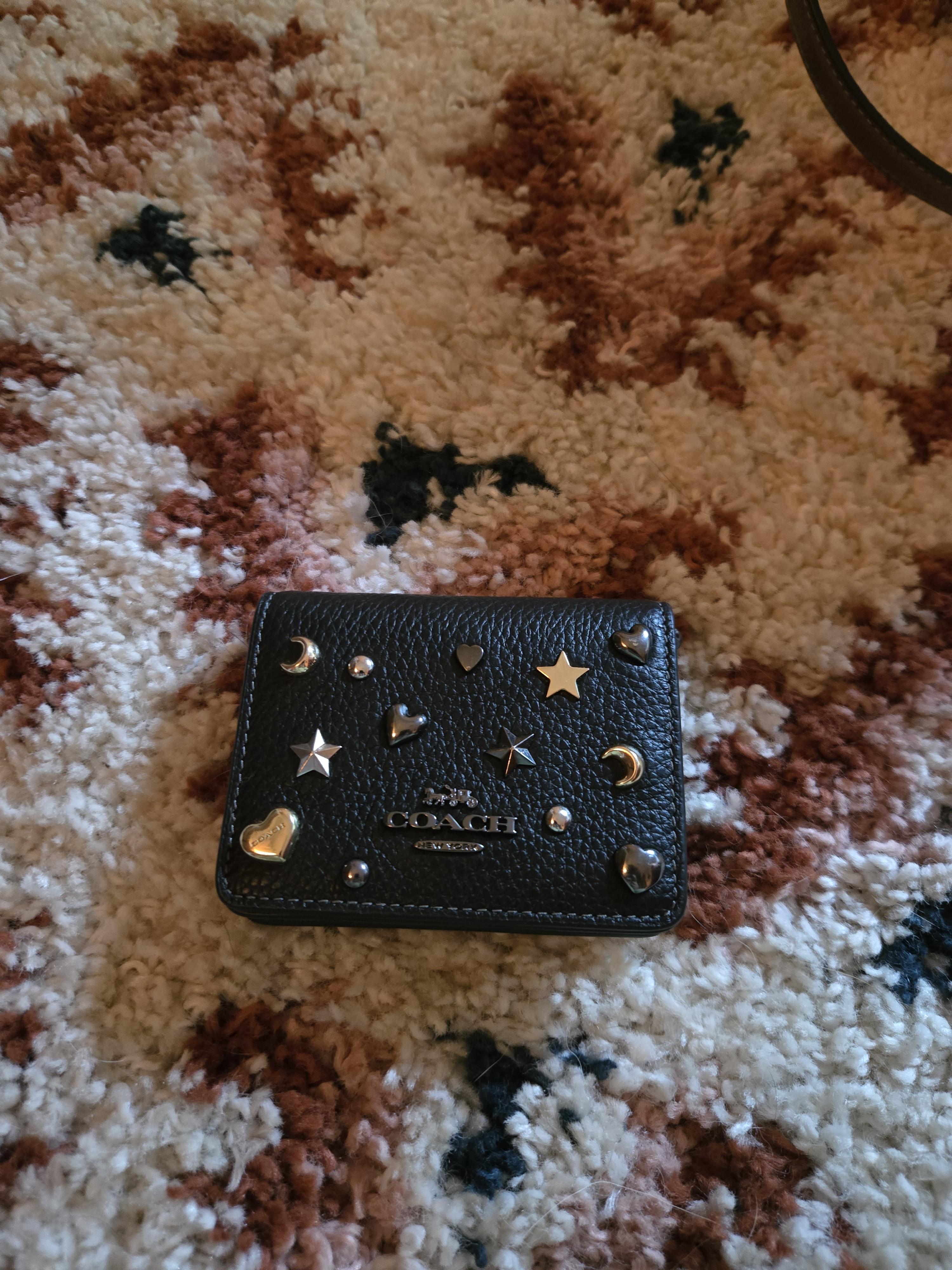 Mini Wallet On A Chain In Signature Jacquard With Floral