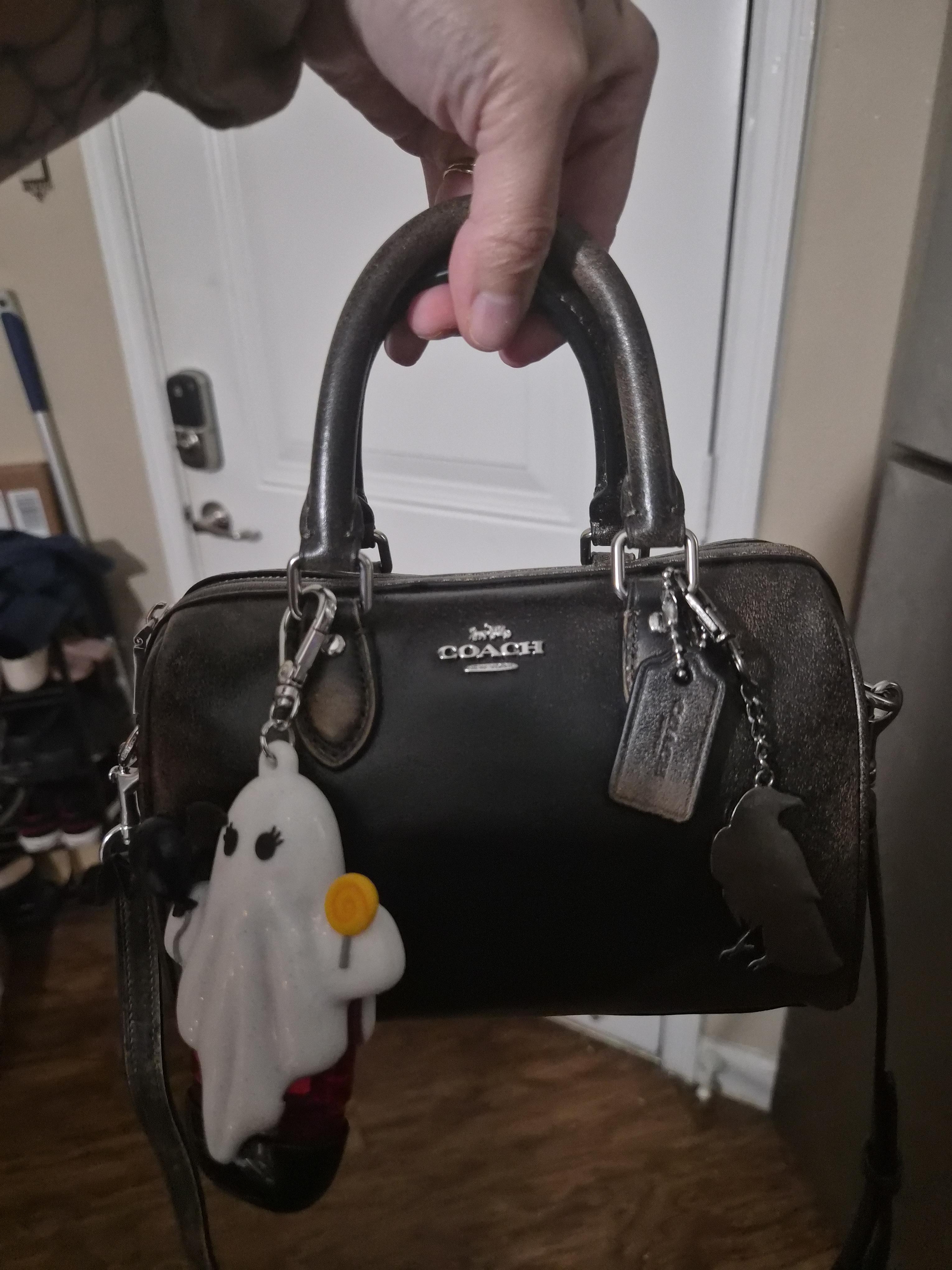 Mini Rowan Crossbody Bag In Signature Canvas With Charms