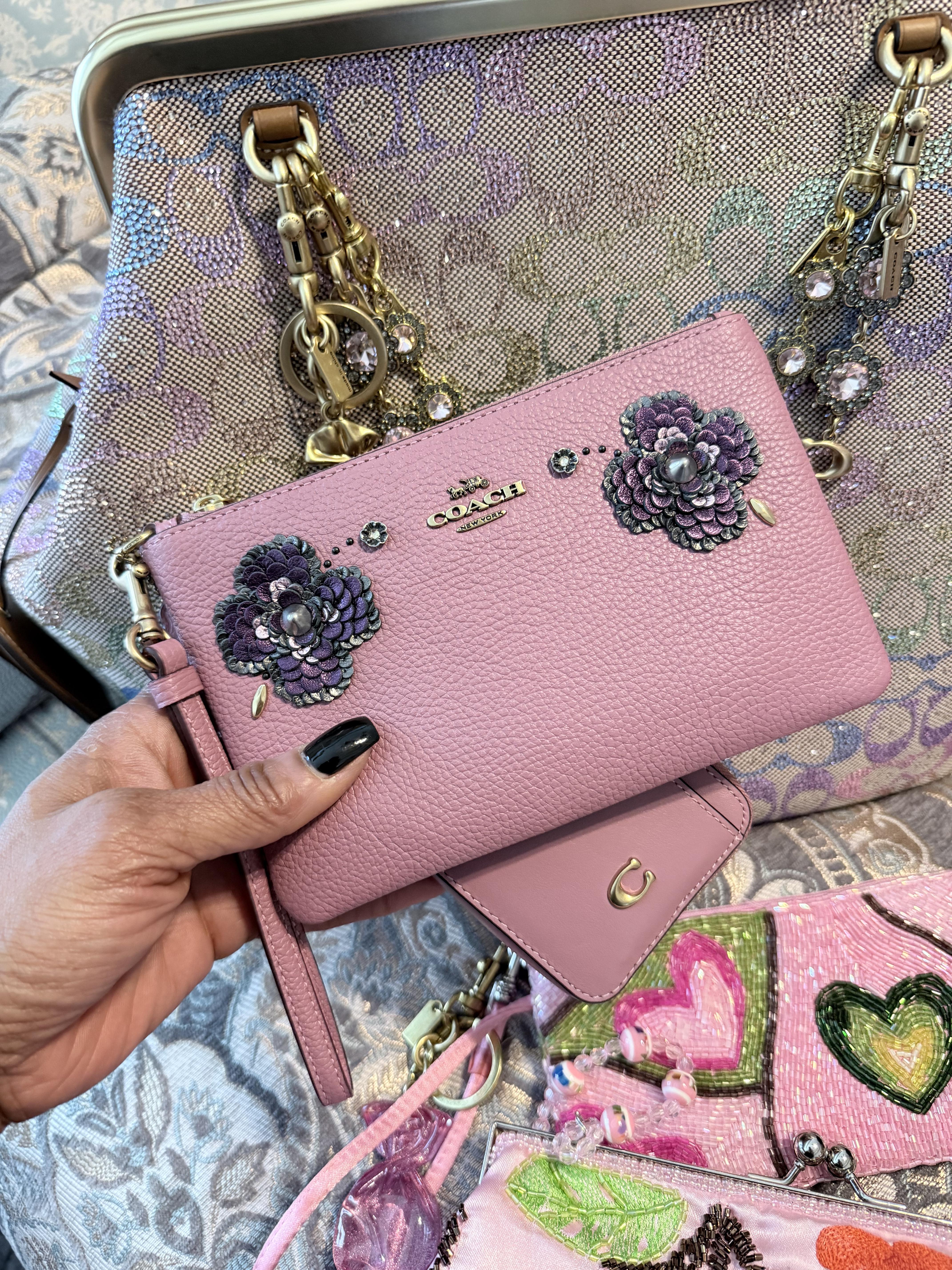 Restored Small Wristlet In Signature Canvas | COACH®