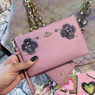 Restored Small Wristlet In Signature Denim | COACH®