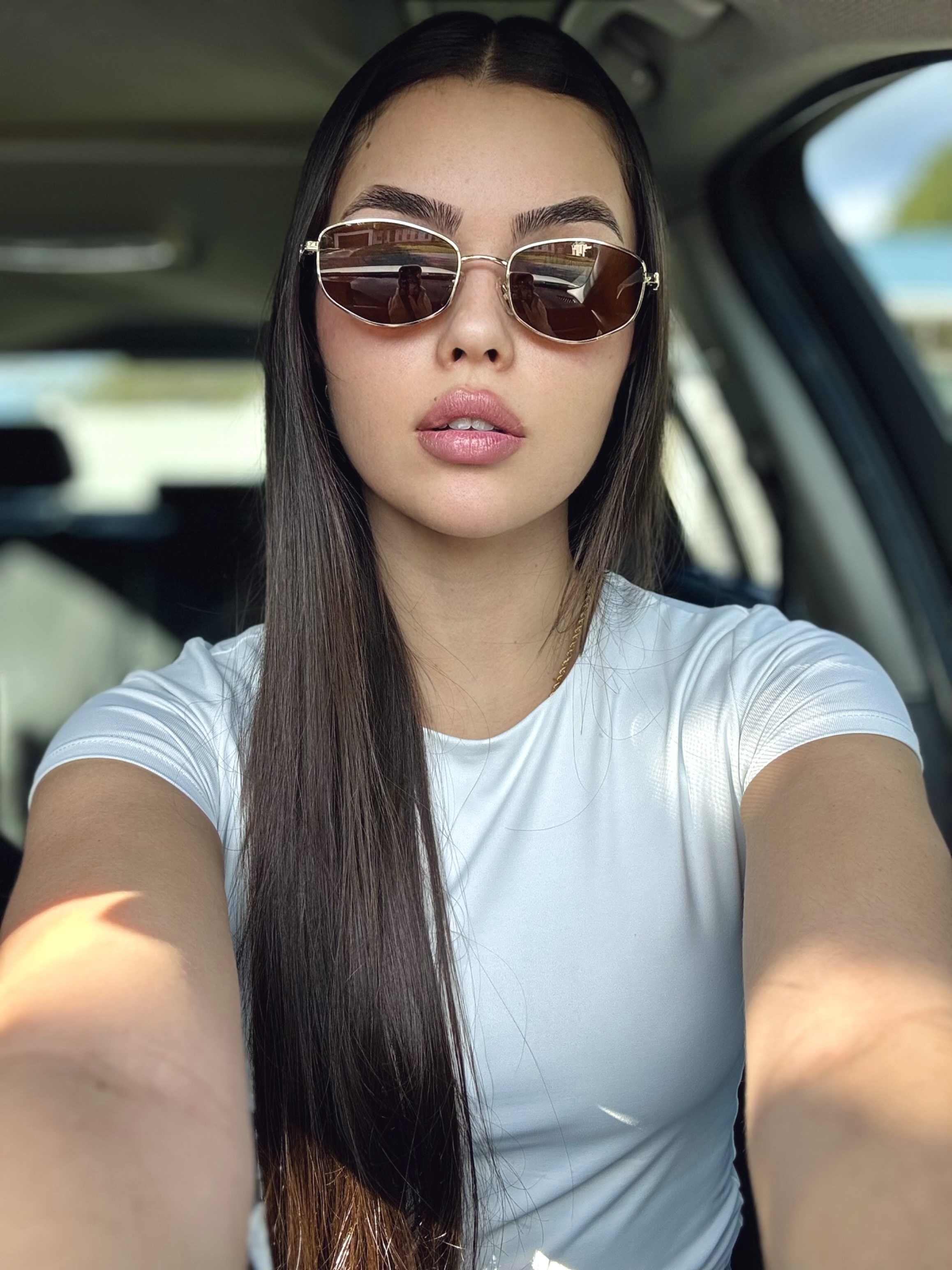 Coach Script Metal Narrow Rectangle Sunglasses | Eyewear | Coach