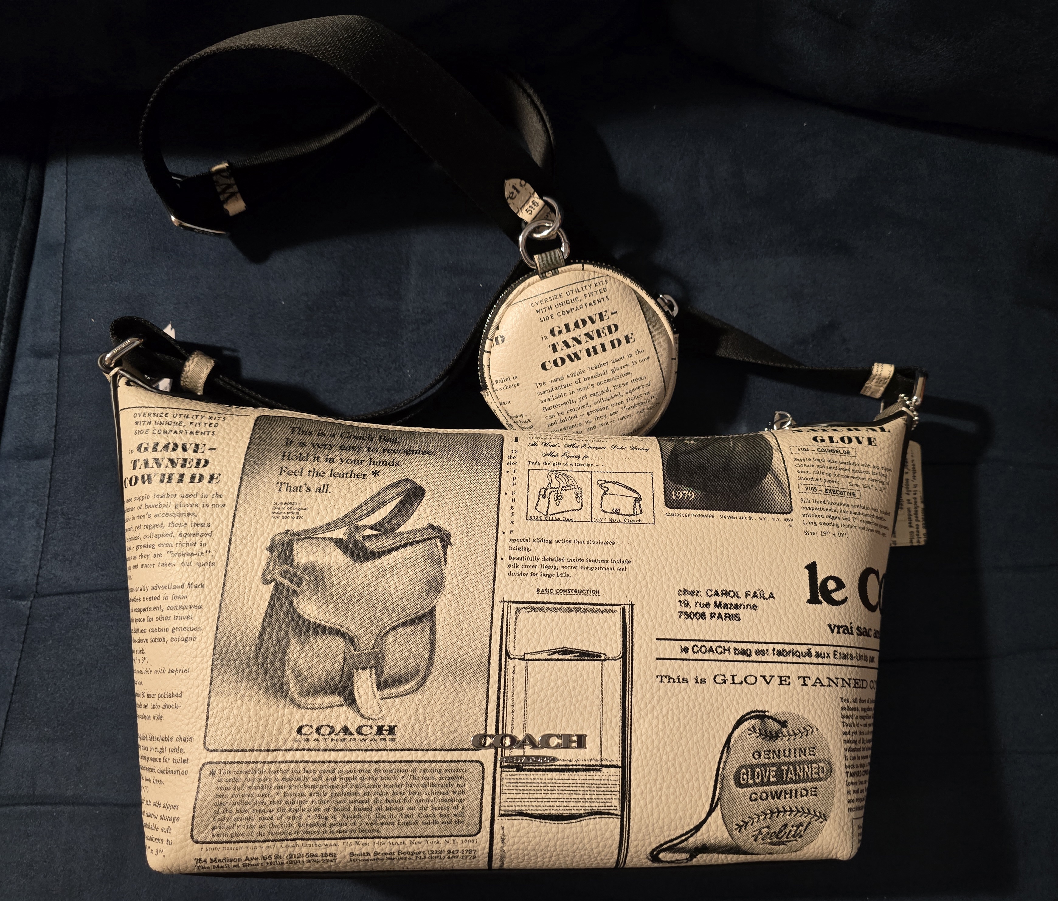 Small Finn Crossbody Bag With Pouch In Signature Canvas With